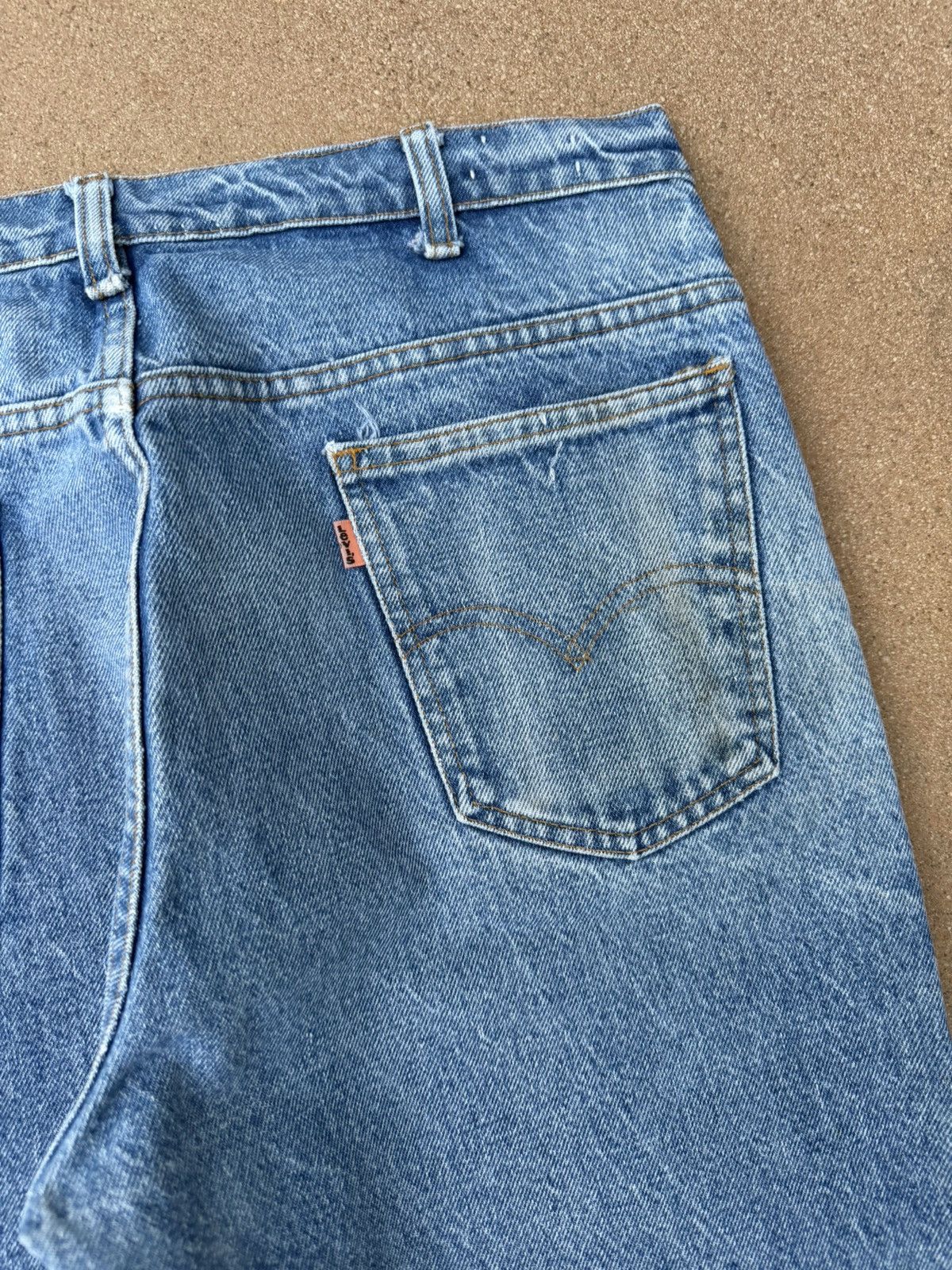 Levi's Vtg 70’s Levi’s 646 Orange Tab Bellbottom Flare Jeans 36x28 Size US 36 / EU 52 - 8 Thumbnail