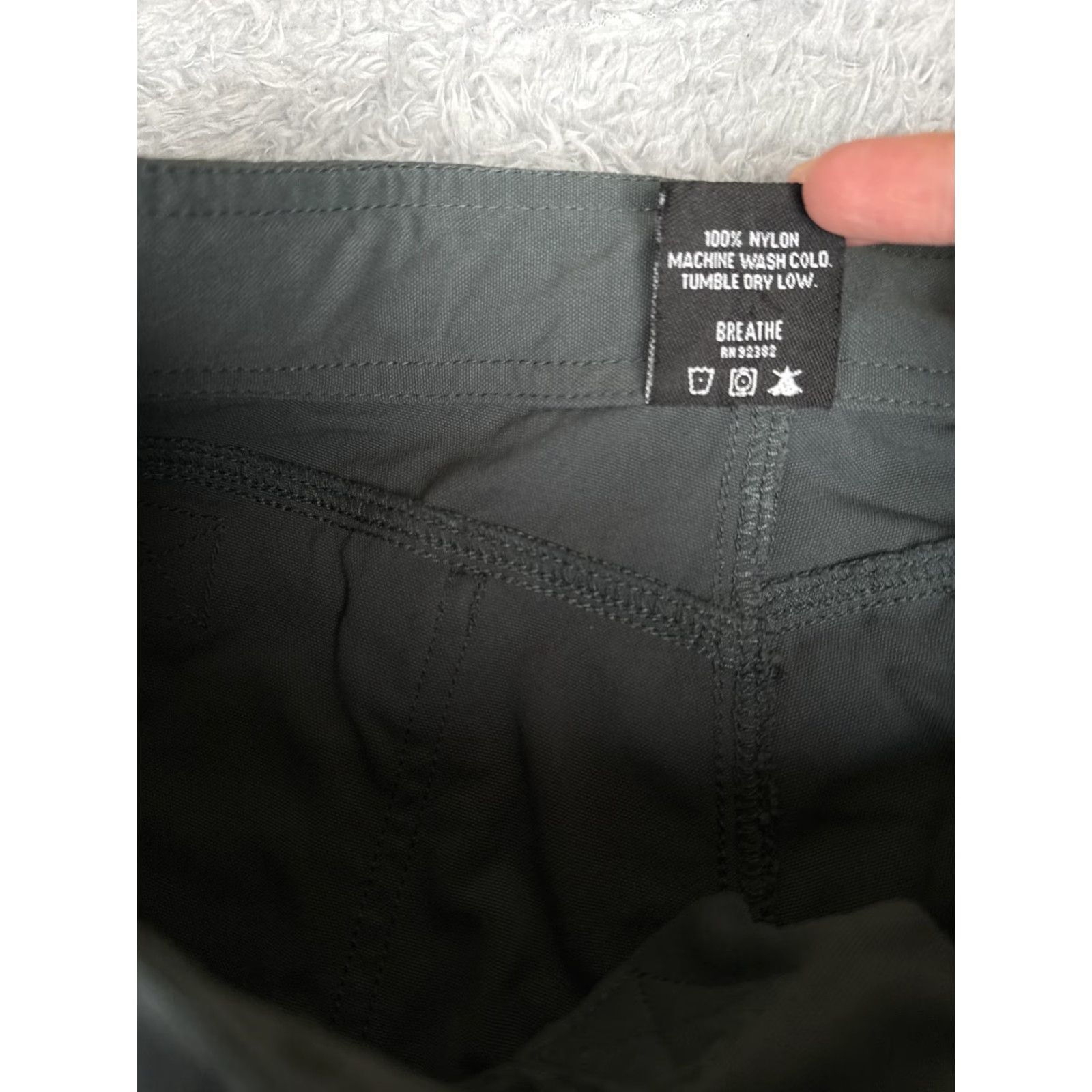 Prana PrAna Pants Men Green Large Nylon Hiking Climbing Quick Dry Breathe Hike 32x31 Size US 33 - 6 Thumbnail