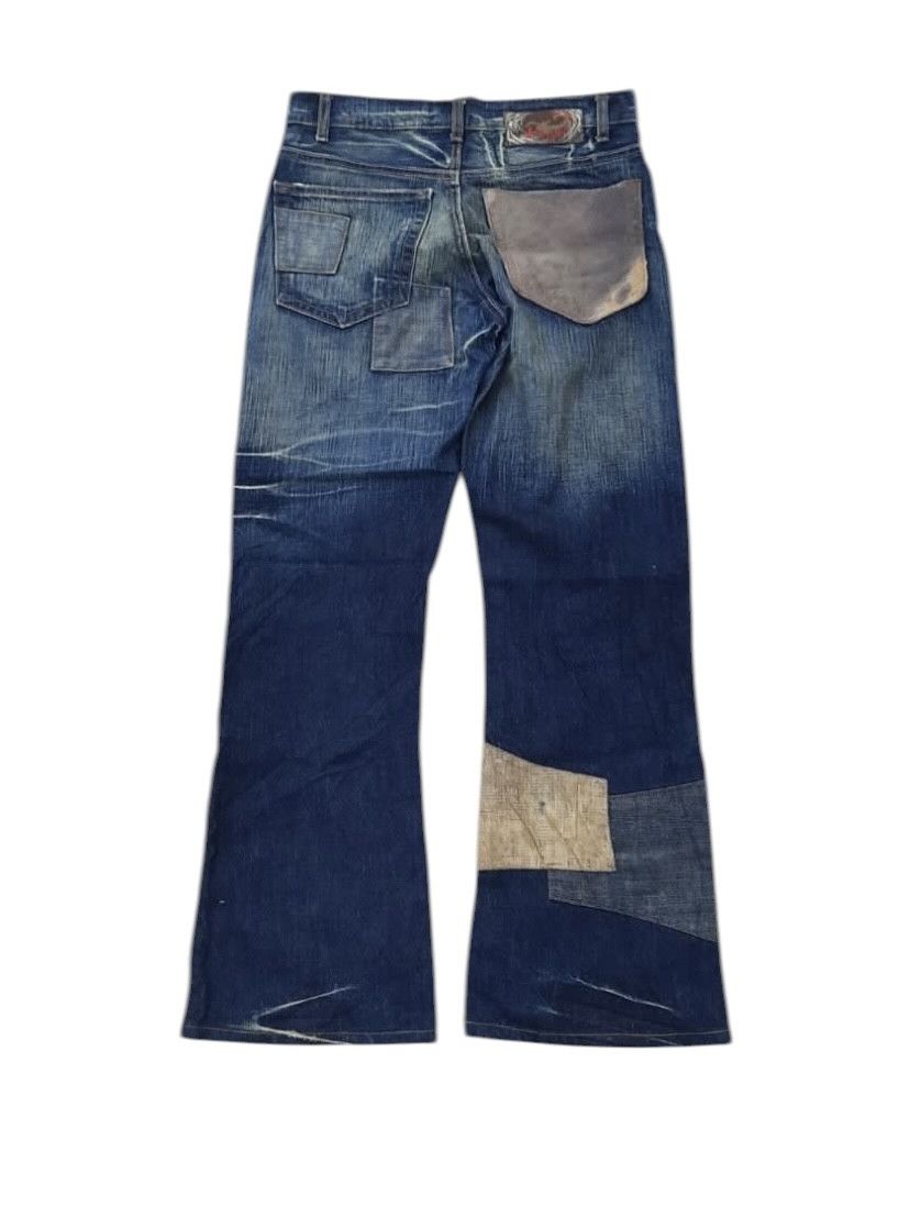 Other PURE VENOM HORSEHIDE PATCH LEATHER FLARE DENIM Size US 30 / EU 46 - 2 Thumbnail