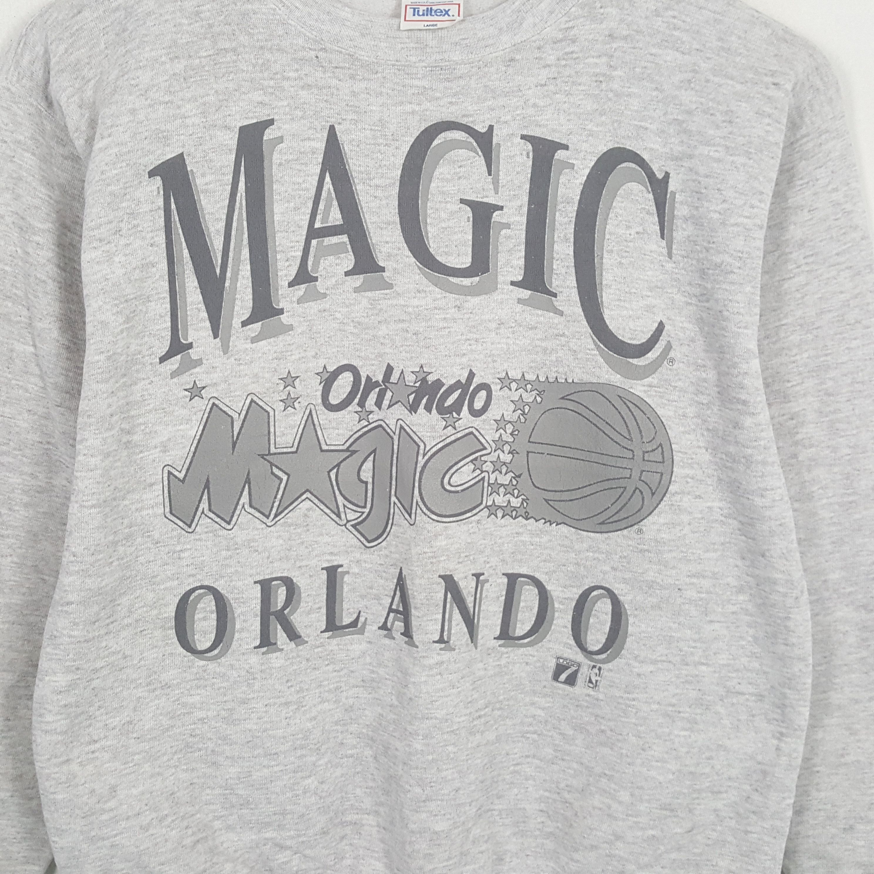 NBA × Tultex × Vintage MAGIC ORLANDO NBA Basketball Team Vintage Sweatshirt Size US M / EU 48-50 / 2 - 2 Thumbnail