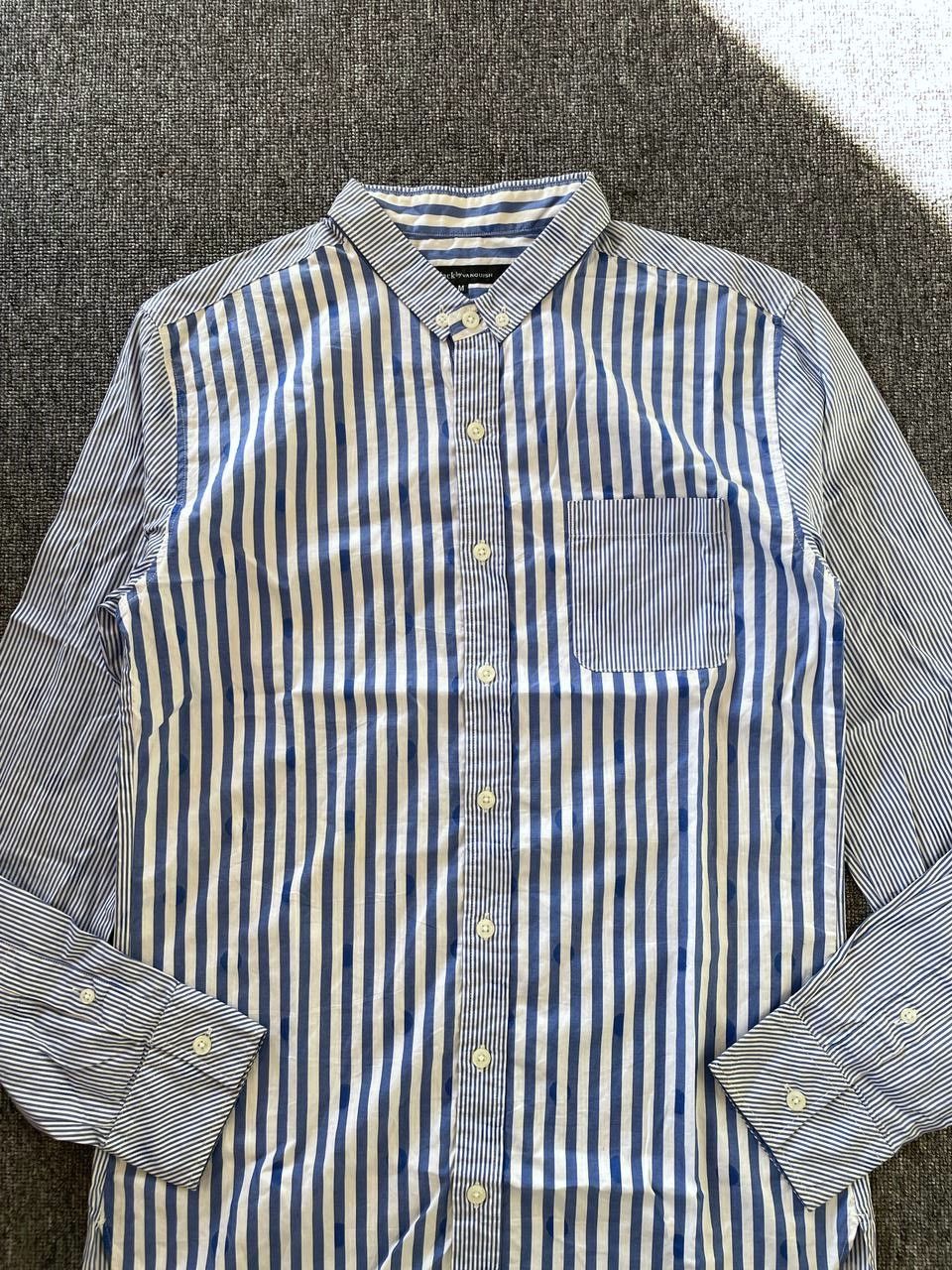 Vanquish Black by Vanquish Tokyo Japanese Brand Striped Shirt Size US S / EU 44-46 / 1 - 2 Thumbnail