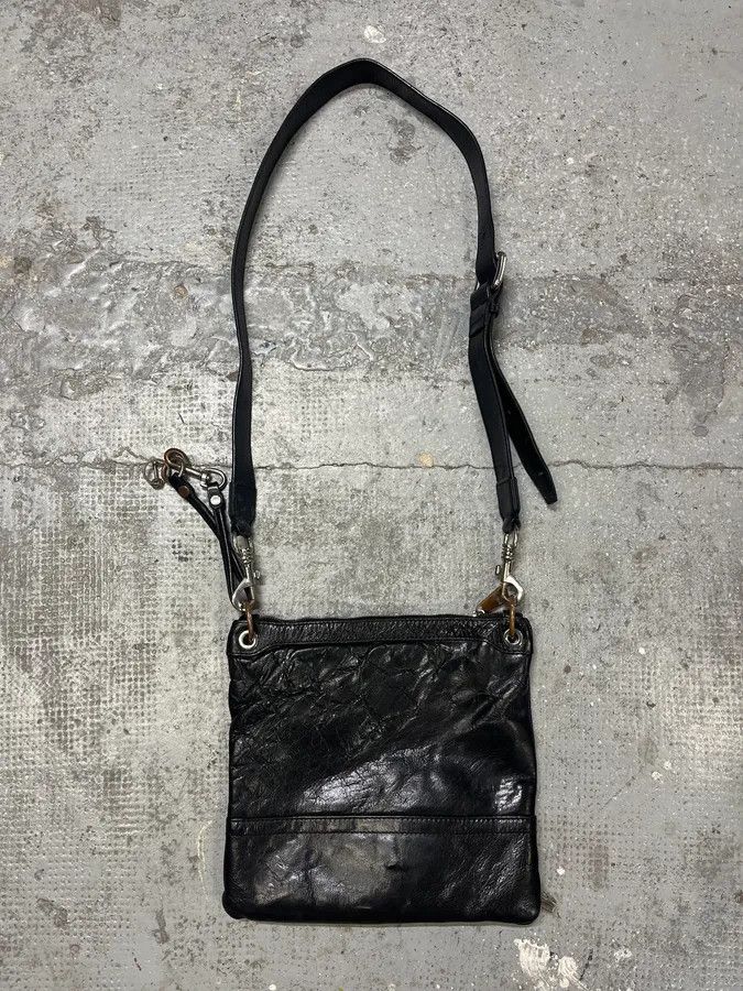 Dolce & Gabbana × Vintage 2000s Dolce & Gabbana Padlock Black Leather Shoulder Bag Size ONE SIZE - 5 Thumbnail