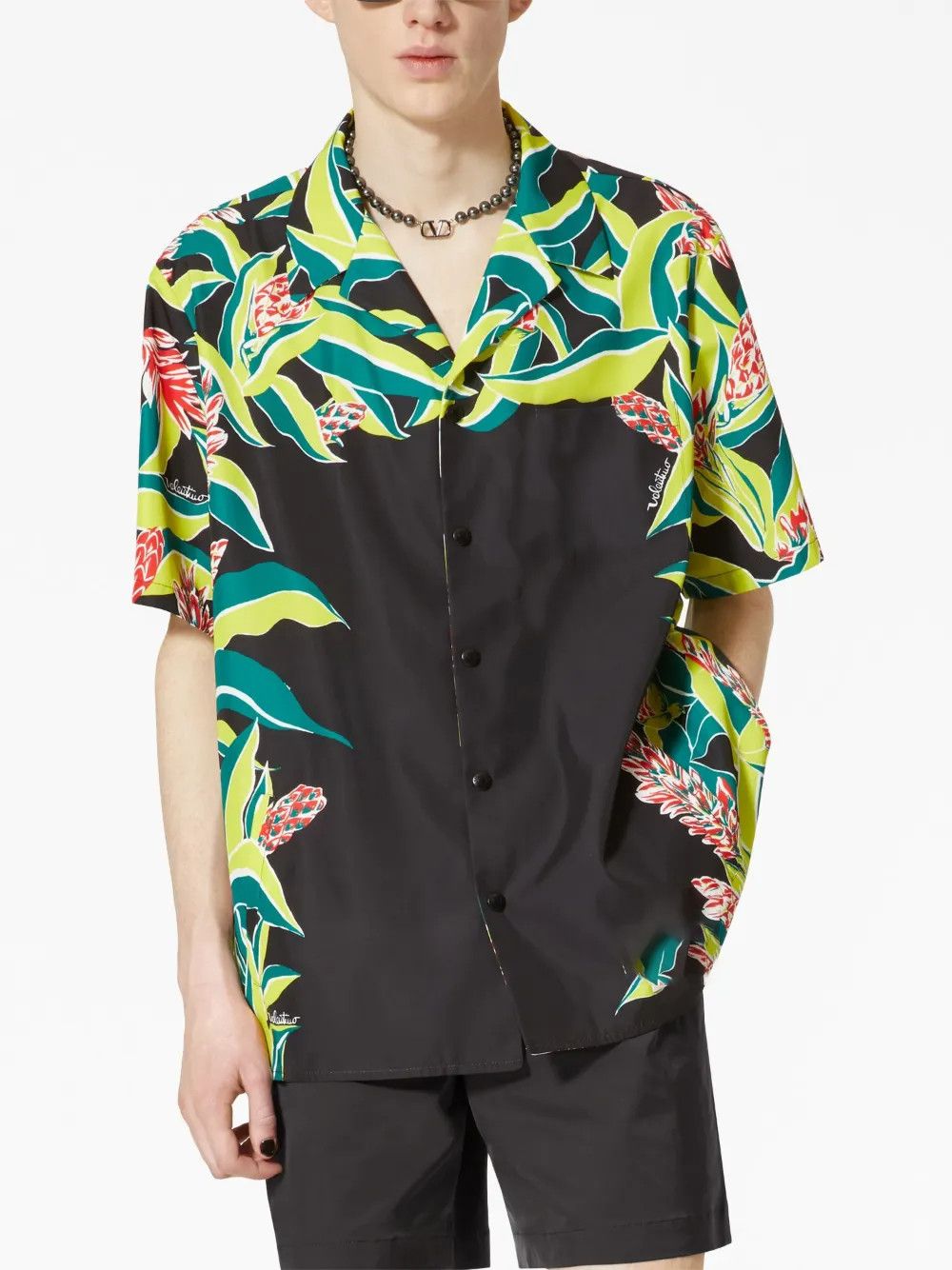 Other Volcano-Print Bowling Shirt Size US XL / EU 56 / 4 - 1 Thumbnail