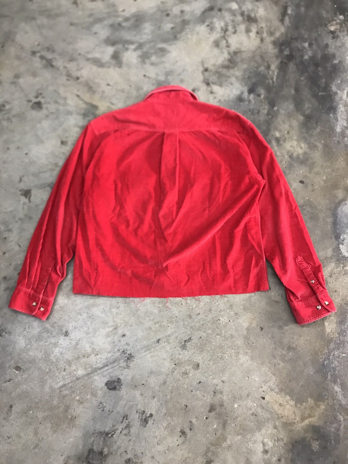 Beauty Beast × Japanese Brand Crop top shirt made from basic materials curduroy Size US S / EU 44-46 / 1 - 5 Thumbnail