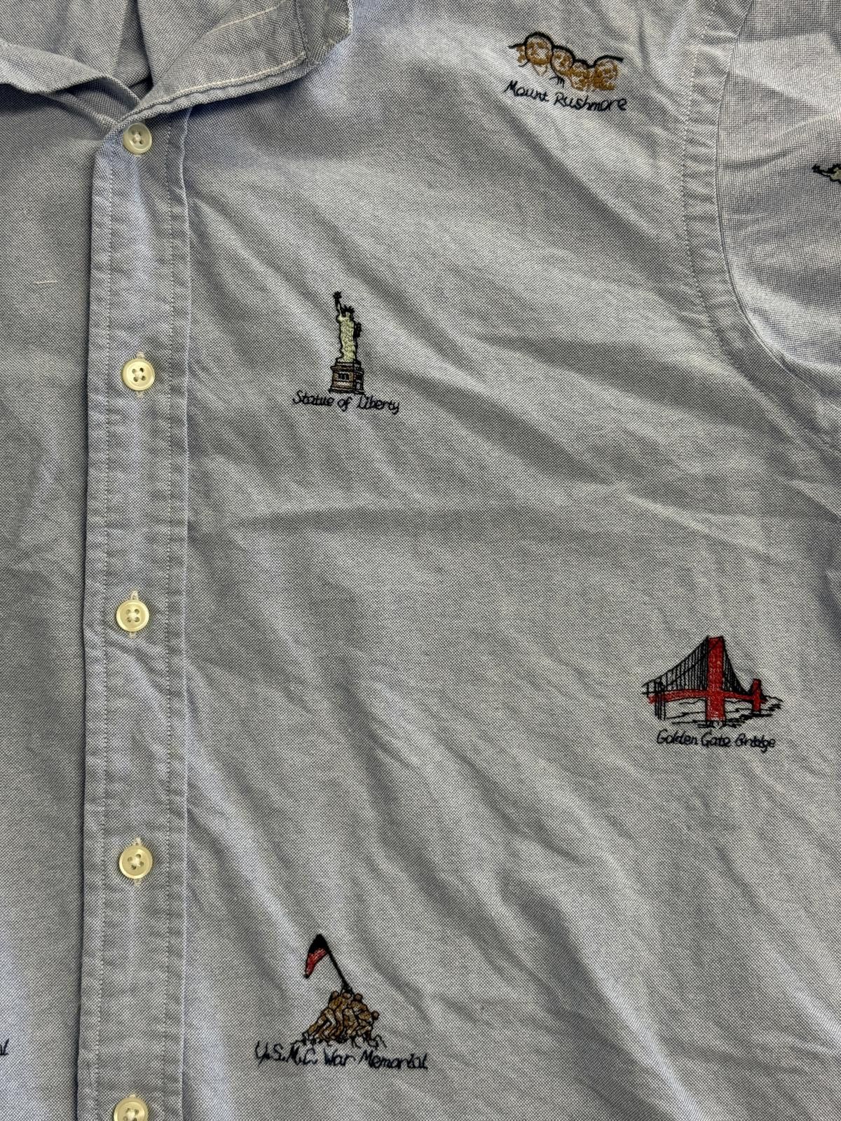 Polo Ralph Lauren Polo Ralph Lauren US National Monuments Oxford Mens Shirt -L Size US L / EU 52-54 / 3 - 5 Thumbnail