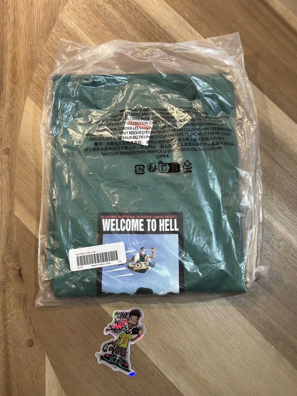 Supreme Supreme x Toy Machine Welcome to Hell Tee Size XXL Size US XXL / EU 58 / 5 - 4 Thumbnail