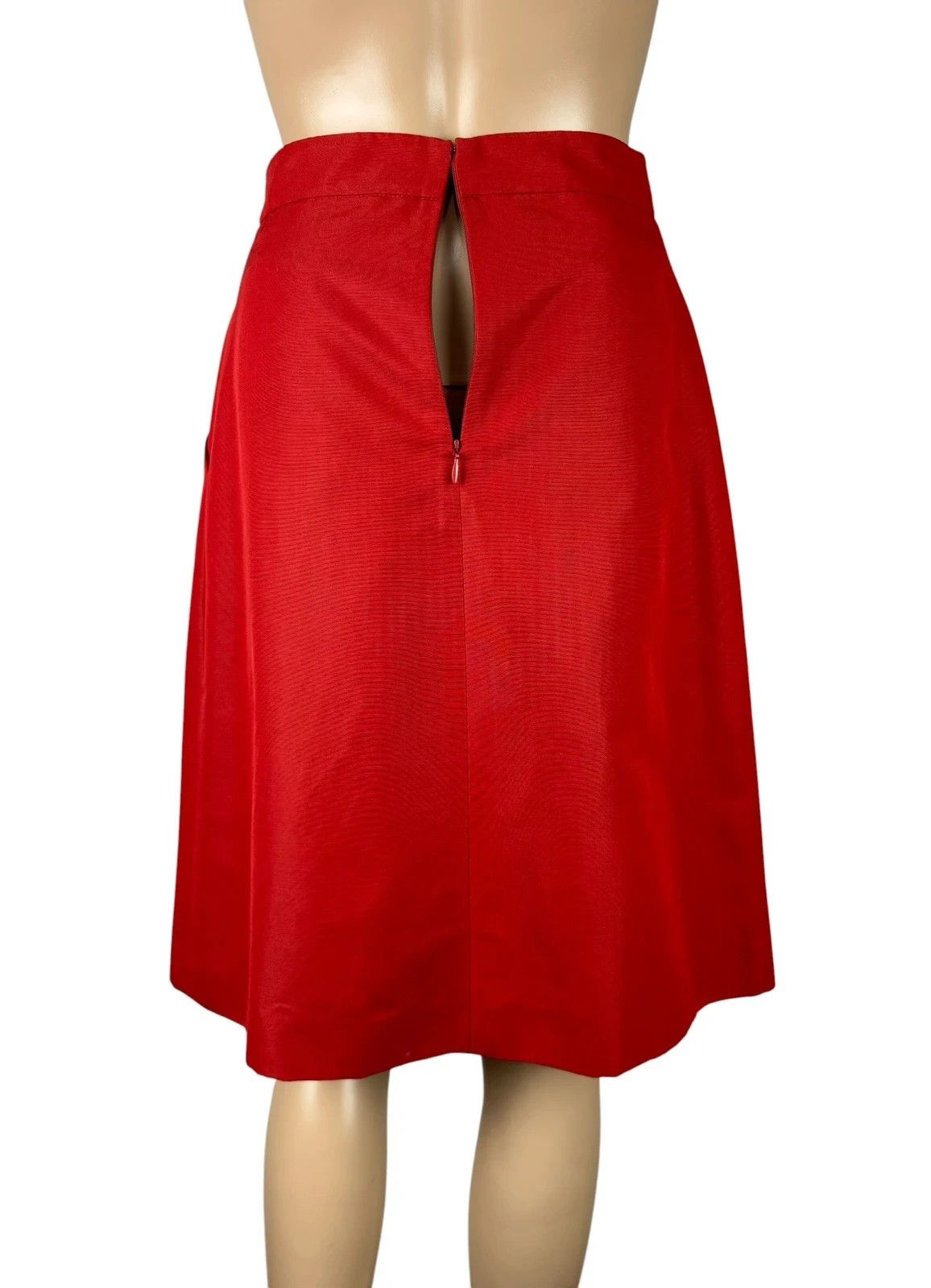 Agnona Agnona Midi Skirt Cotton Silk size 38 Size 26" / US 2 / IT 38 - 8 Thumbnail