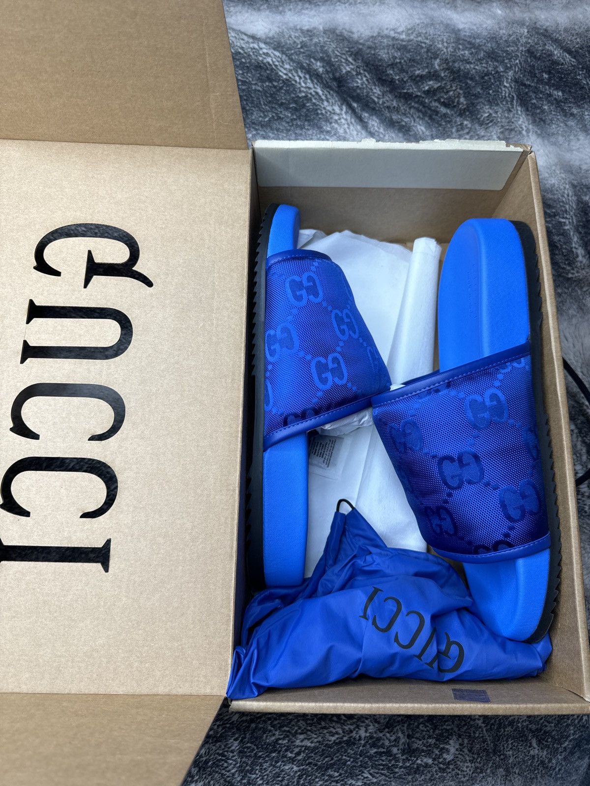 Gucci Gucci Jumbo Slide Off The Grid Size US 11 / EU 44 - 1 Thumbnail