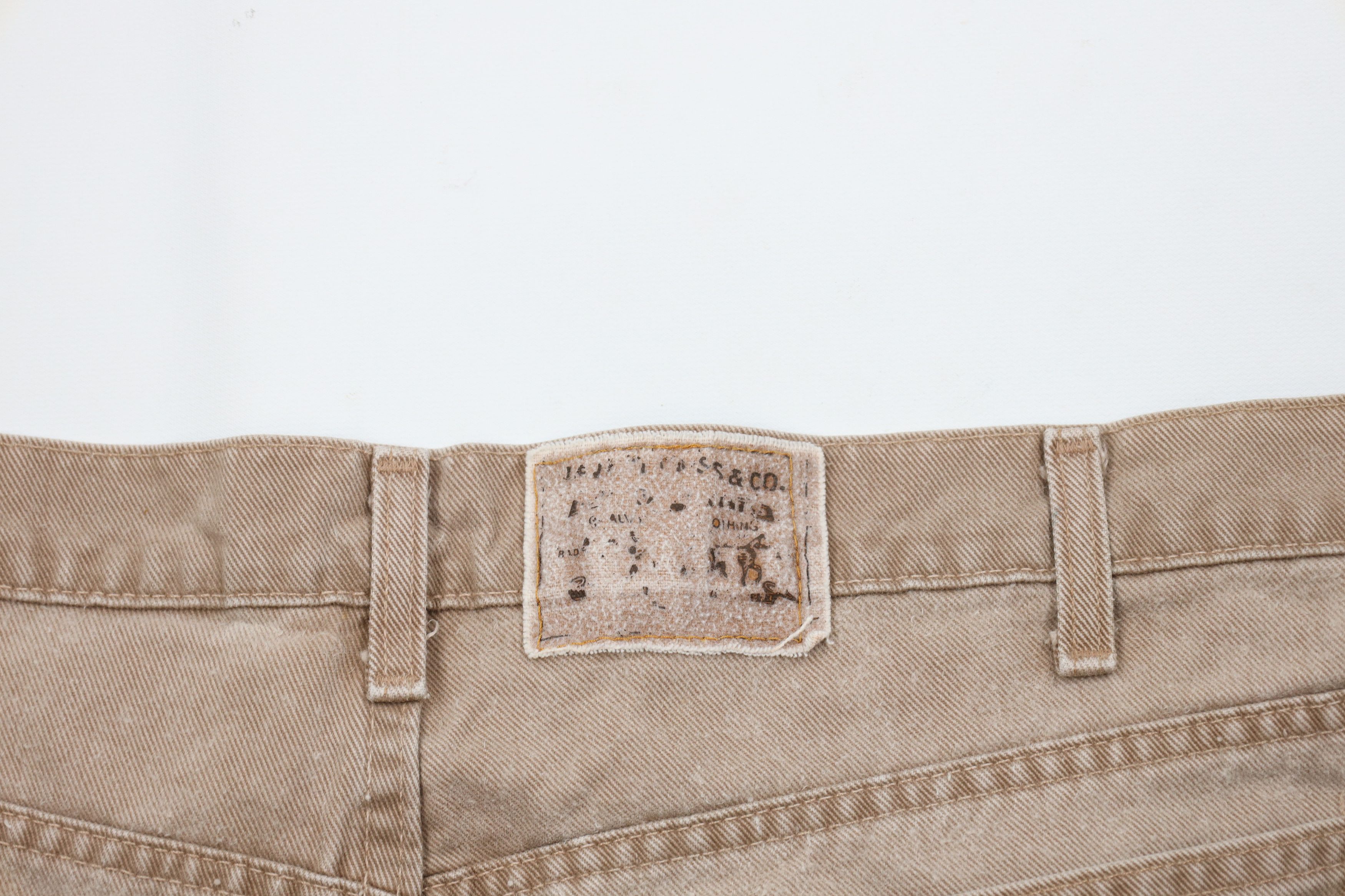 Levi's Vintage 90s Levis Loose Denim Jean Shorts Brown Cotton USA Size US 42 / EU 58 - 12 Thumbnail