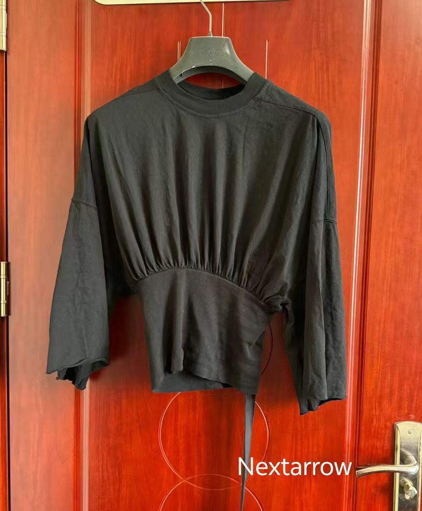Rick Owens Rick Owens Double Lined Waist T-shirt 2412-Nextarrow Size XS / US 0-2 / IT 36-38 - 1 Thumbnail