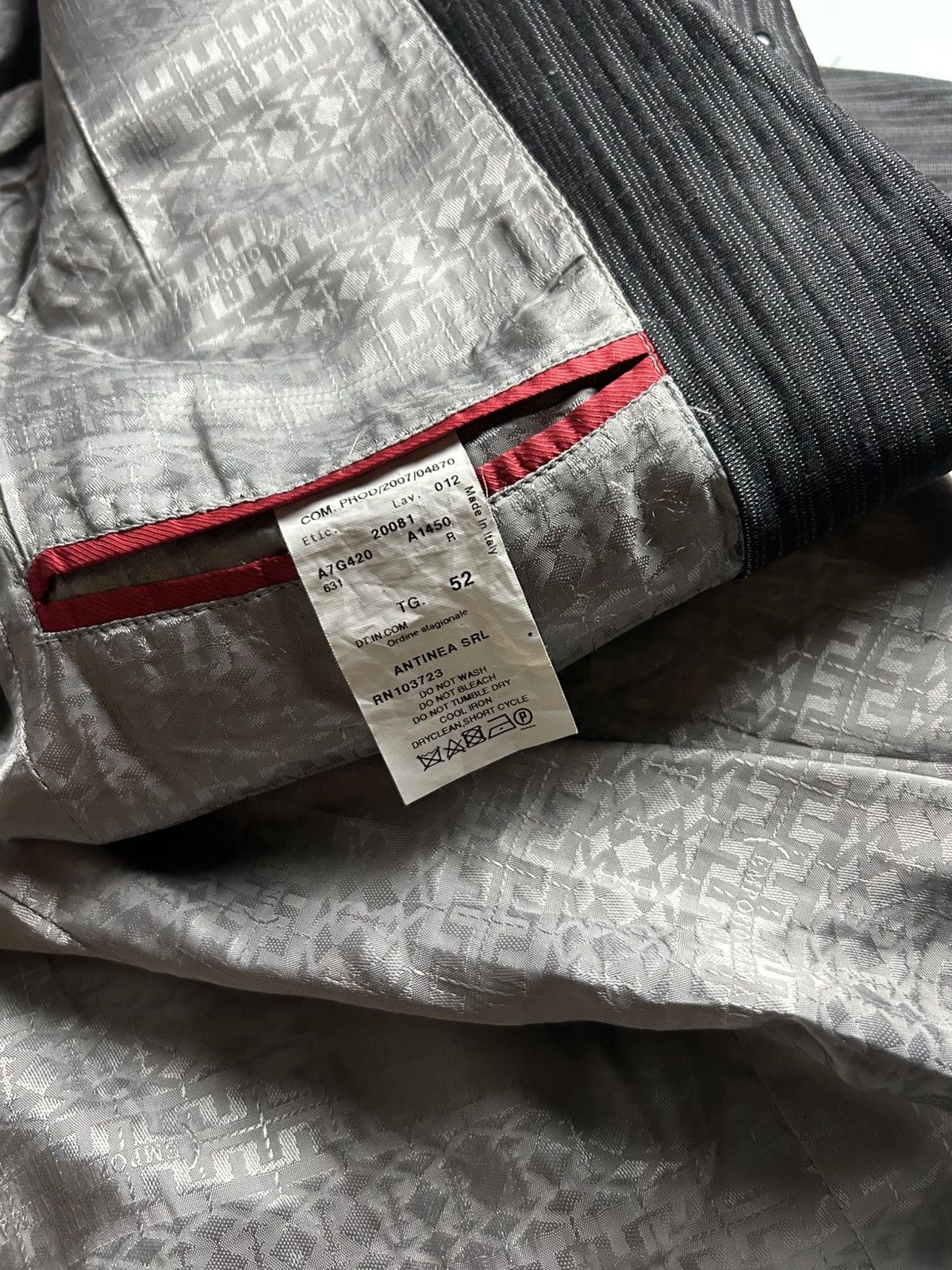Emporio Armani Emporio Armani Striped Blazer Size 52R - 6 Thumbnail