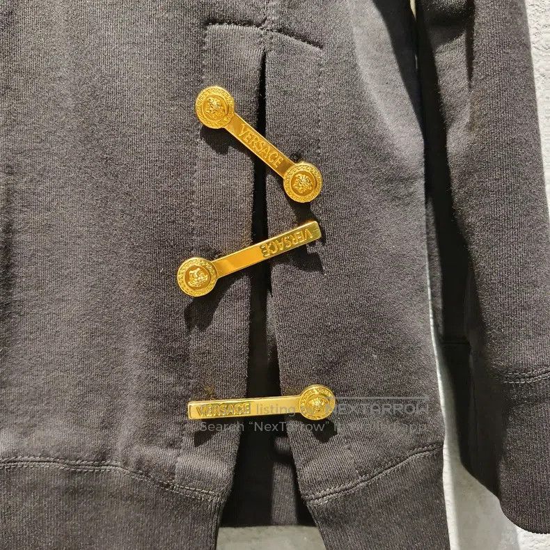 Versace Versace Hooded pins decorate the zippered jacket Size US S / EU 44-46 / 1 - 5 Thumbnail