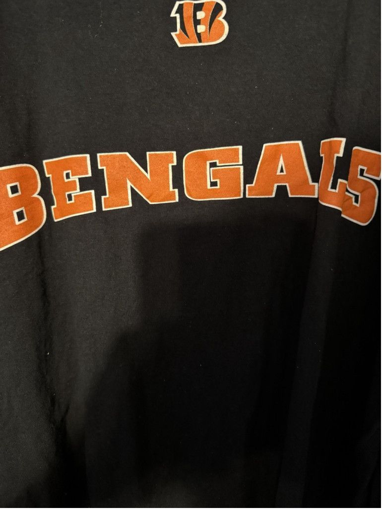 NFL Cincinnati Bengals L/S T-Shirt Black Men’s Size XXL (?) Size US XXL / EU 58 / 5 - 4 Thumbnail