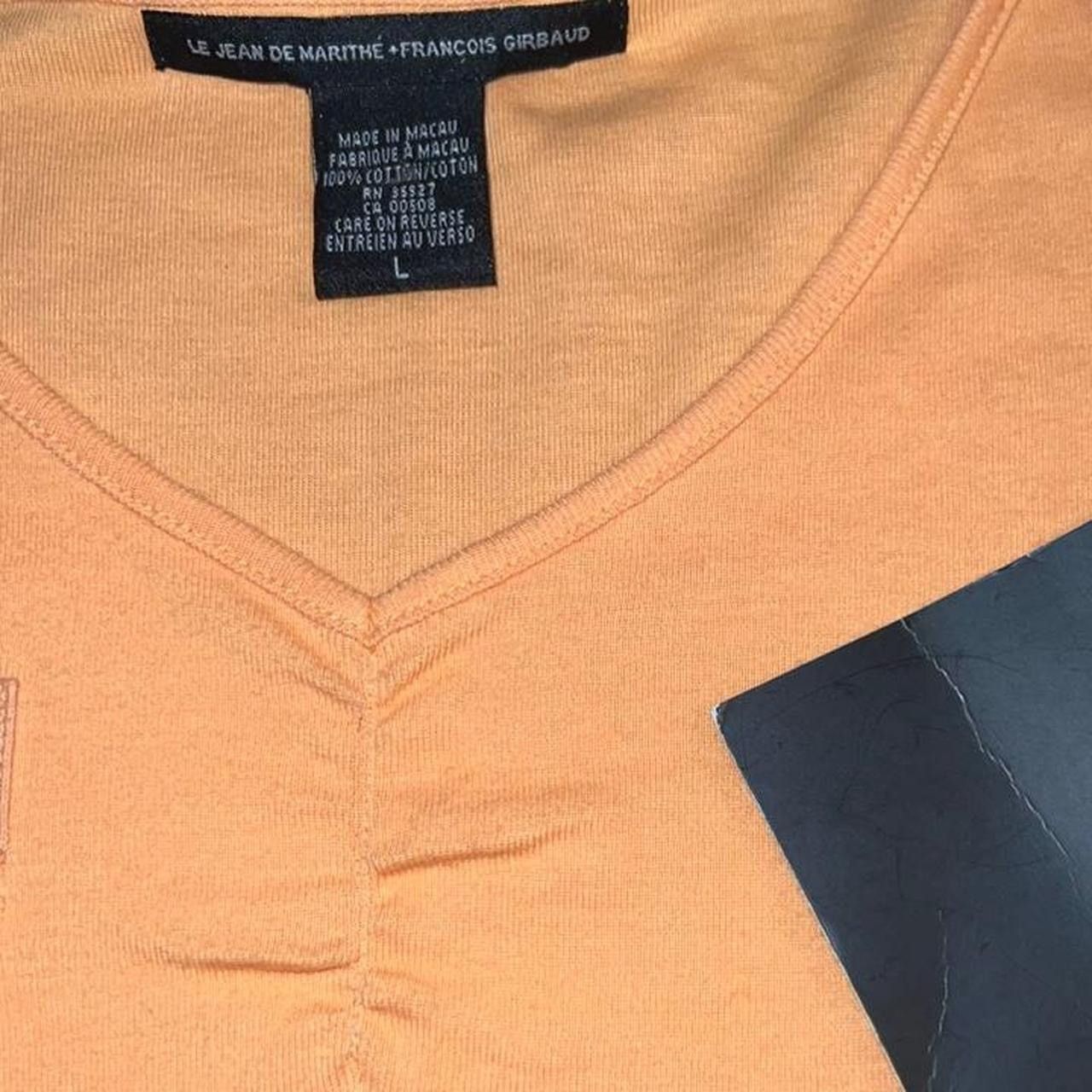 Marithe + Francois Girbaud Le Jean de Marithe + Francois Girbaud baby tee T shirt nwt Size M / US 6-8 / IT 42-44 - 6 Thumbnail
