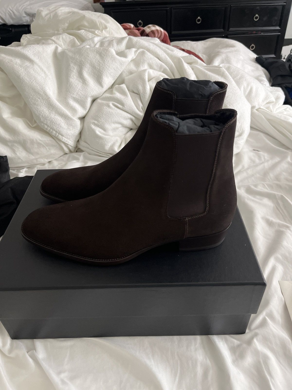 Saint Laurent Paris Saint Laurent Wyatt Chelsea Boots Size US 9 / EU 42 - 4 Thumbnail