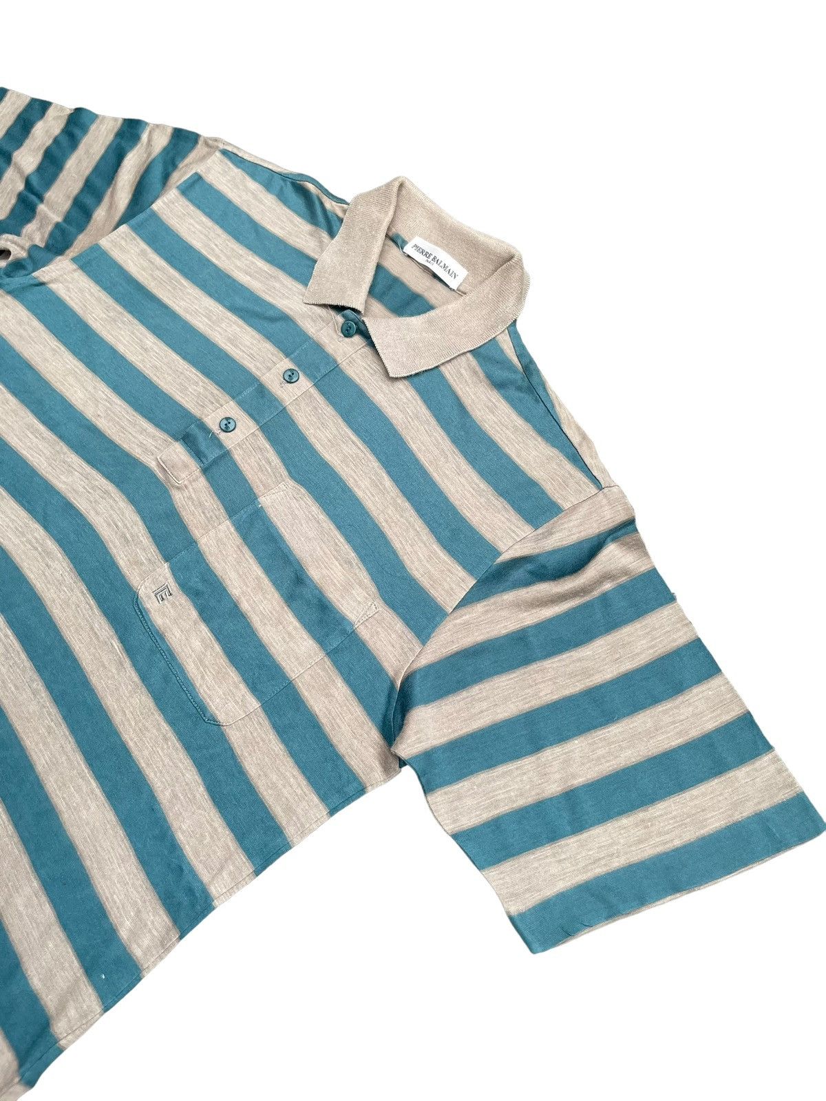 Pierre Balmain Vintage Pierre Balmain Paris Polo Tshirt Size US M / EU 48-50 / 2 - 2 Thumbnail