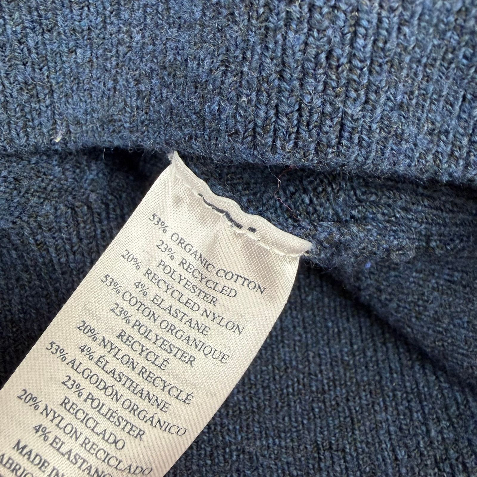 Faherty Faherty Blue Crewneck Sweater XXL Organic Cotton Size US XXL / EU 58 / 5 - 4 Thumbnail