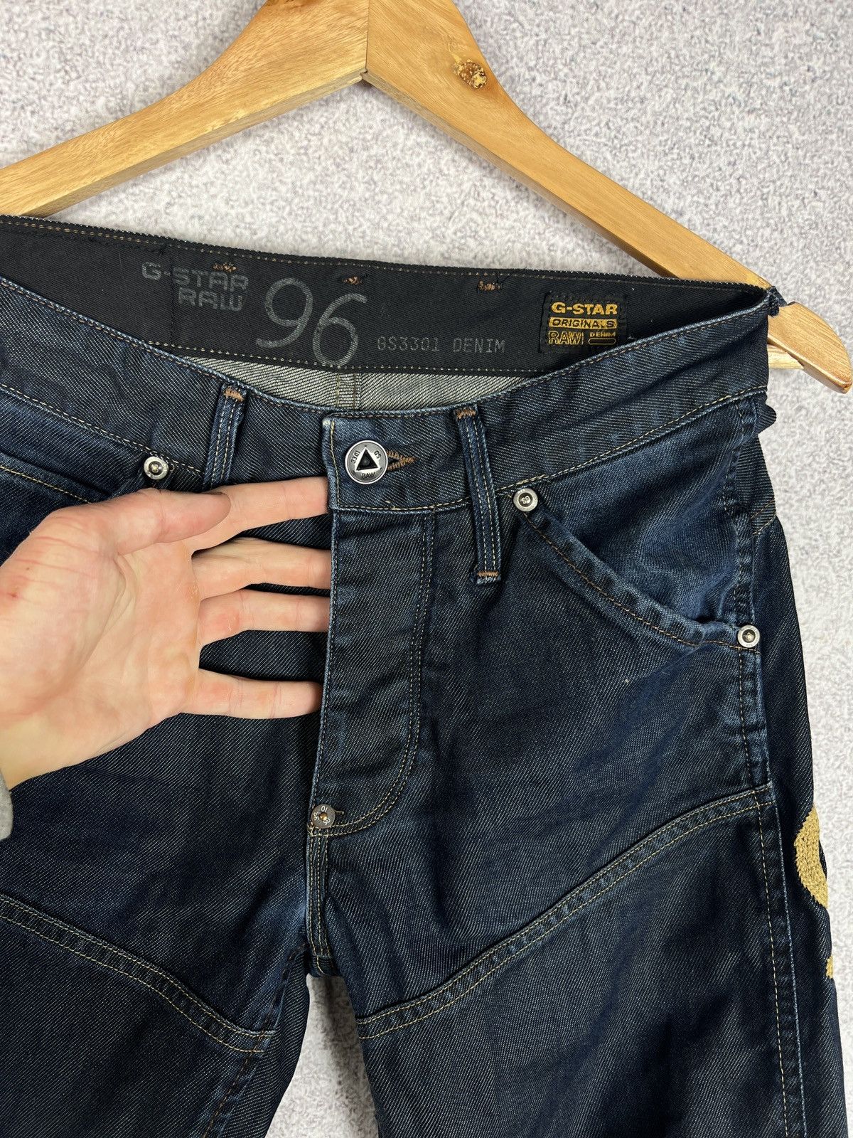G-Star Vintage G Star Raw Avant Garde Denim Faded Jeans Size US 28 / EU 44 - 10 Thumbnail