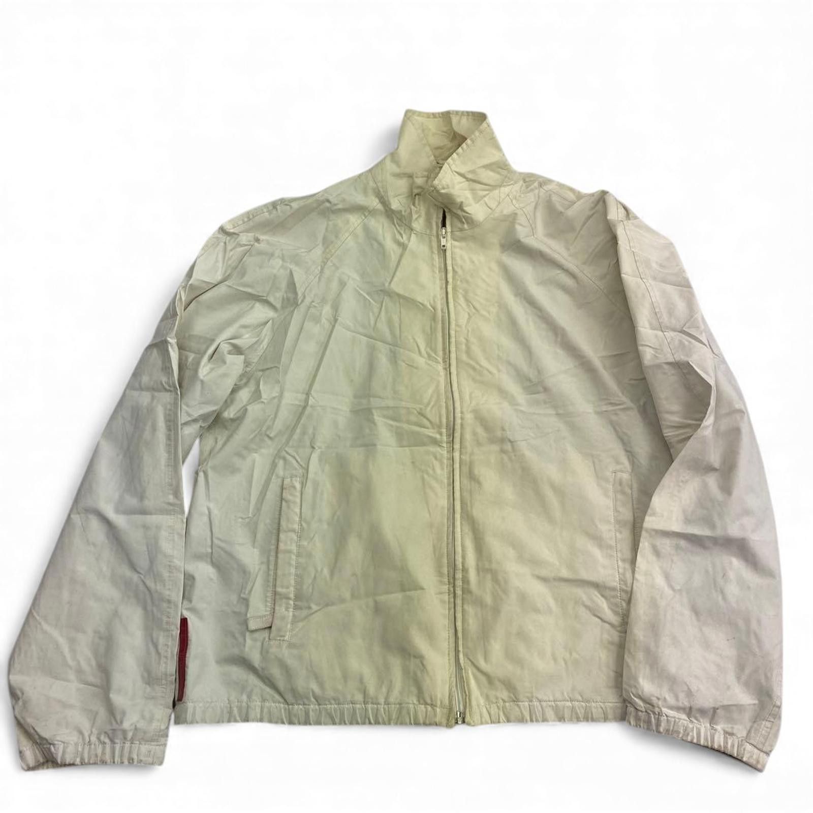 Prada Prada - Mens White Polyester Jacket Size 52 Size US L / EU 52-54 / 3 - 2 Thumbnail