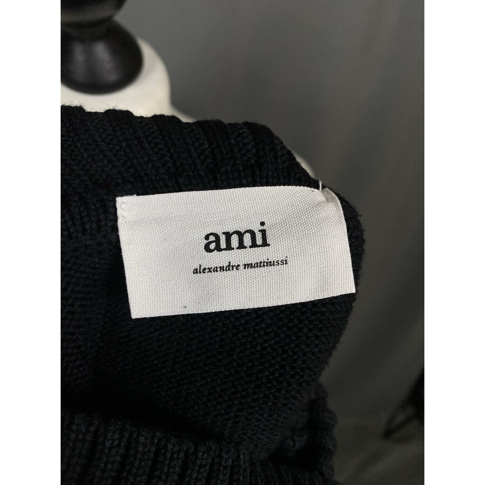 AMI AMI Paris Women's Black Oversized Turtleneck Sweater Size S Size S / US 4 / IT 40 - 9 Thumbnail