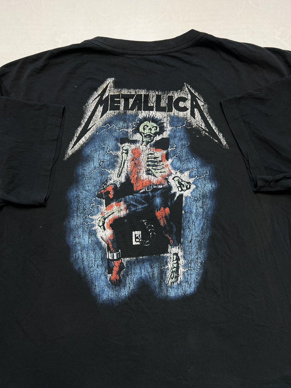 Metallica × Vintage Tshirt Metallica Ride The Lightning black Size US XL / EU 56 / 4 - 1 Thumbnail