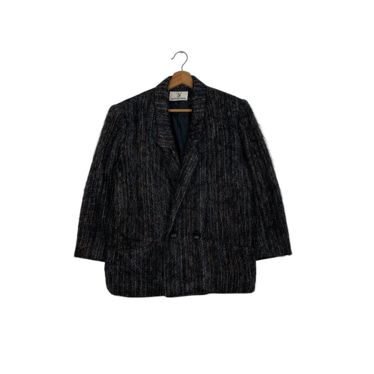 Kenzo Vintage KENZO WATANABE Mohair Blazers Suit Jacket #1730-C77 Size US S / EU 44-46 / 1 - 1 Thumbnail