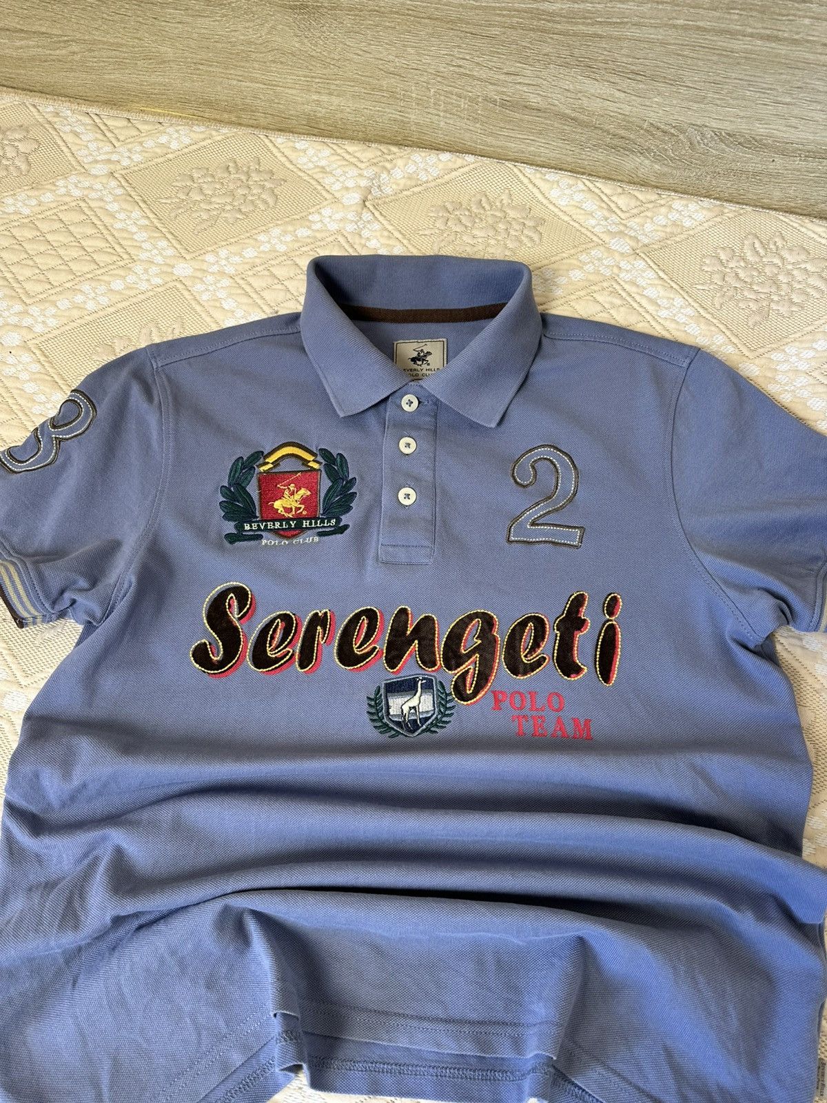 Beverly Hills Polo Club 🔥 Beverly Hills Polo Club Chief Keef Y2K Rugby T Shirt Size US M / EU 48-50 / 2 - 2 Thumbnail