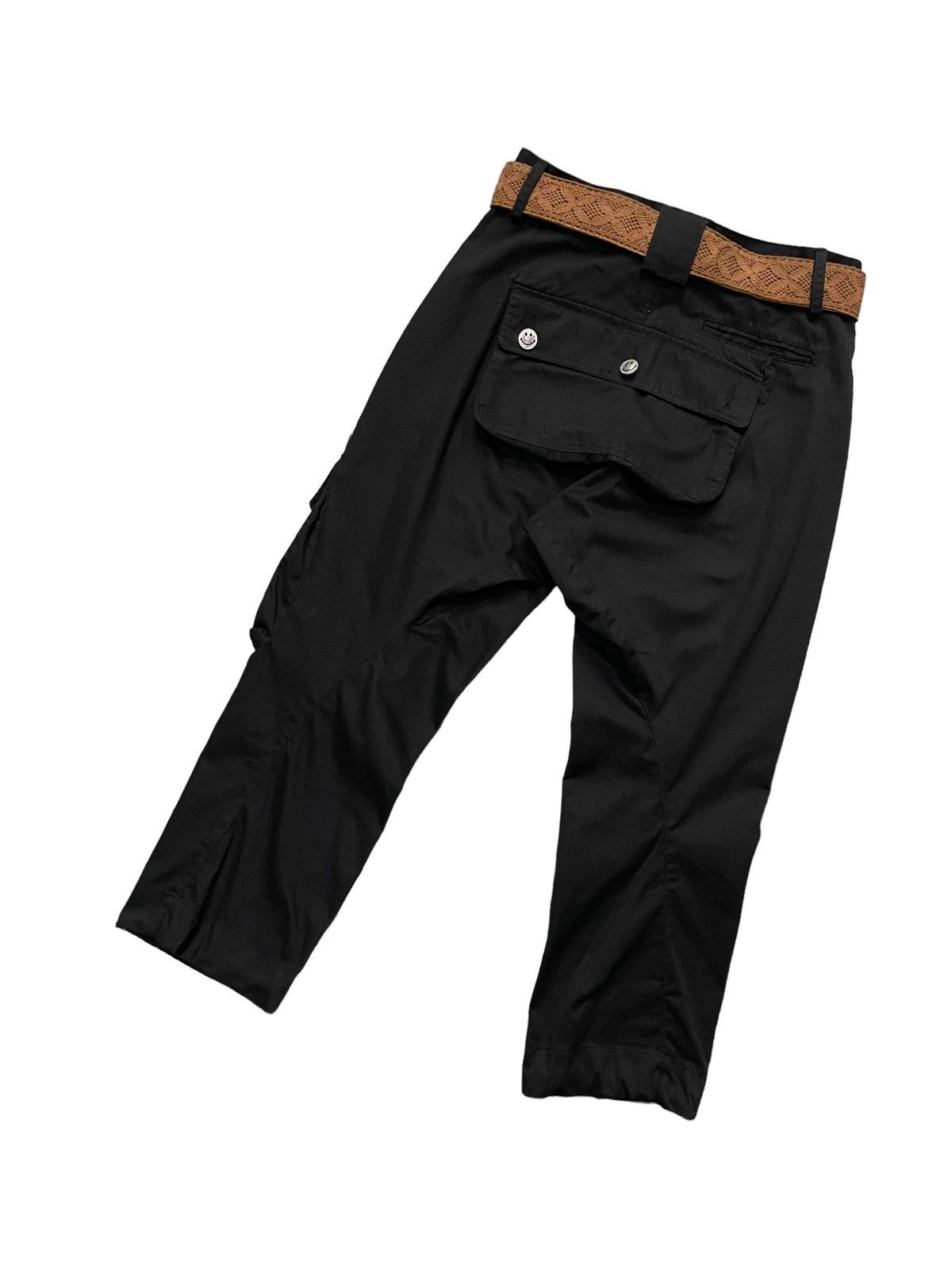 Edition Japan × Japanese Brand Up Start Smile Japan Drop Crotch Baggy Cargo & Tassel Belt Size US 32 / EU 48 - 8 Thumbnail
