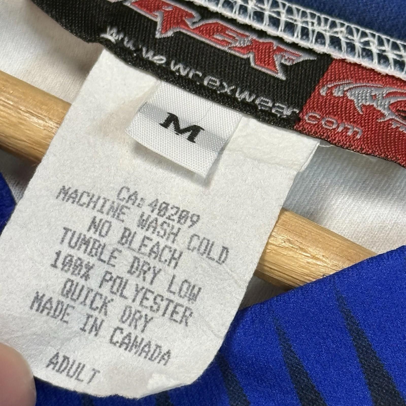 Other VTG Wrex Wear Blue Motocross Jersey Long Sleeve Men M Canada Size US M / EU 48-50 / 2 - 4 Thumbnail