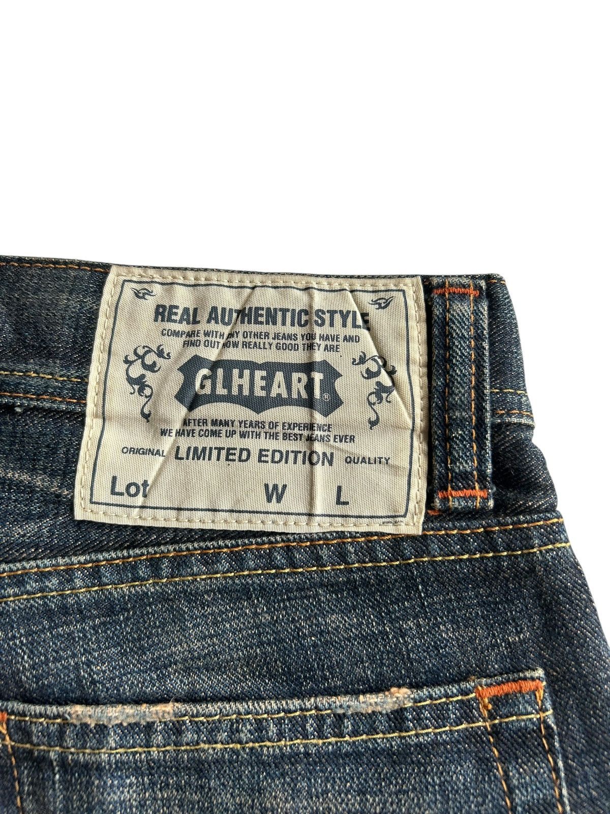 Japanese Brand × Kapital × Vintage Flare GLHEART Rusty limited Edition Denim Jeans Size US 30 / EU 46 - 2 Thumbnail