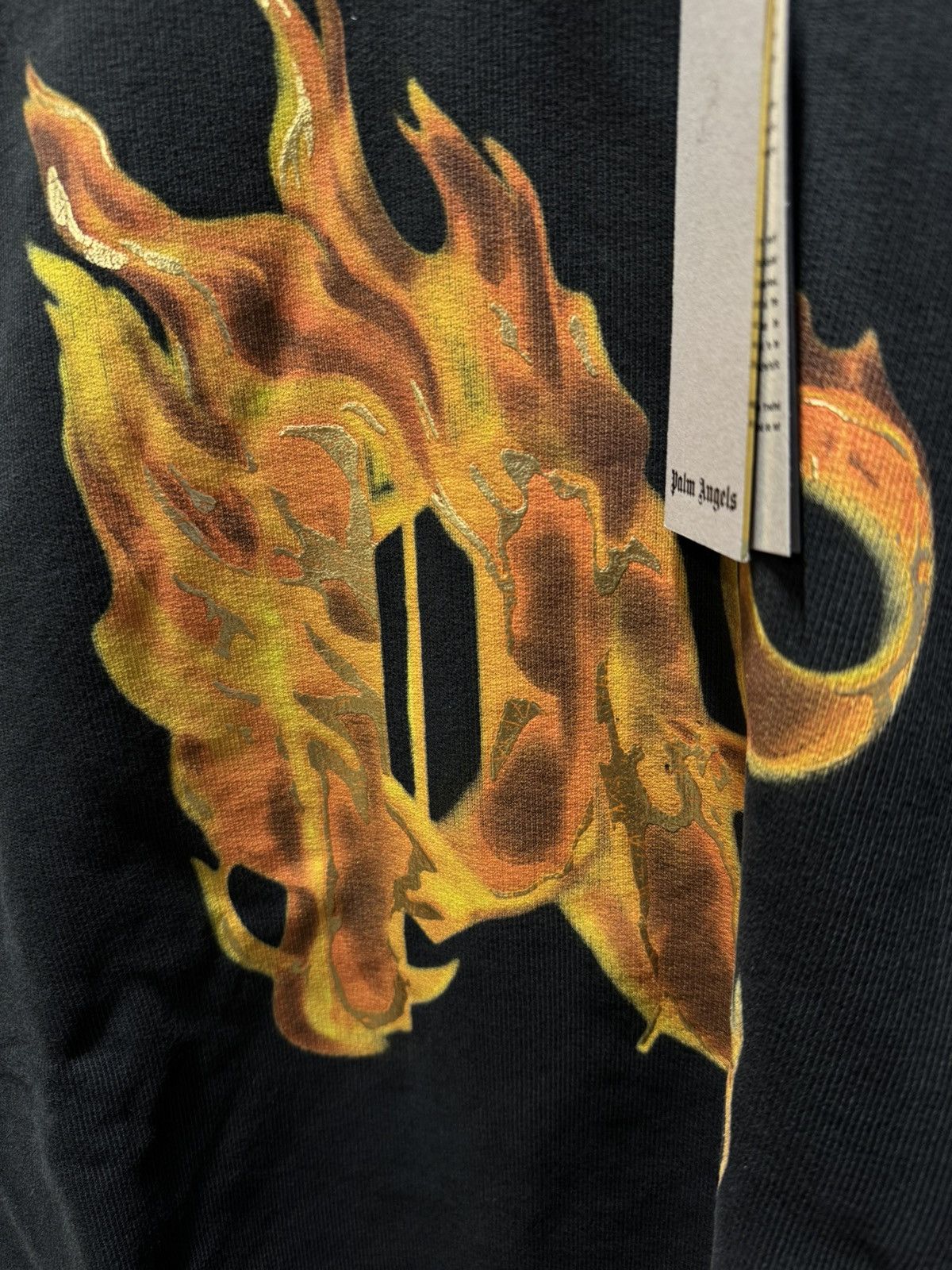 Palm Angels Palm Angels Burning Logo Printed Sweatshirt NEW 650$ Size US S / EU 44-46 / 1 - 3 Thumbnail