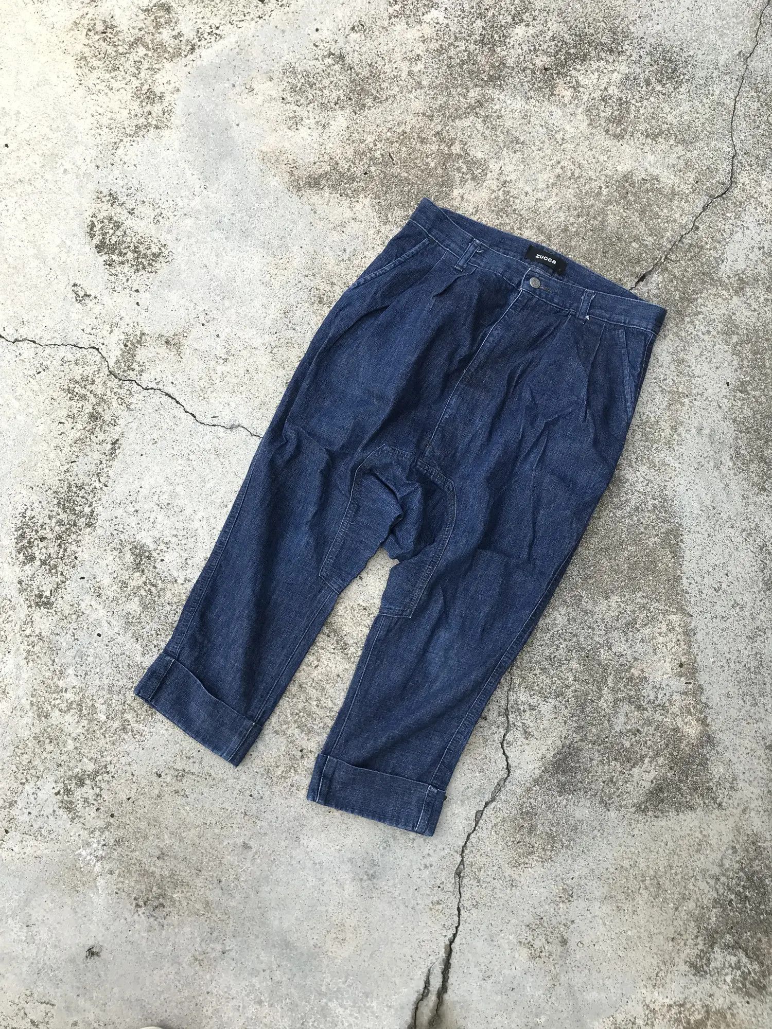 Issey Miyake Issey Miyake Double Pleated Denim Size US 31 - 5 Thumbnail