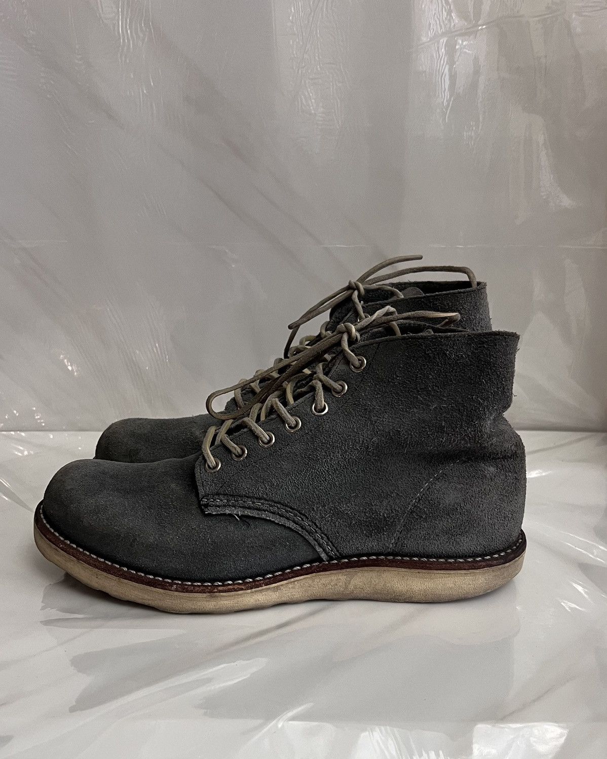 Red Wing Red wing #8144 Round toe blue slate Abilene boot size 8 D Size US 8 / EU 41 - 5 Thumbnail