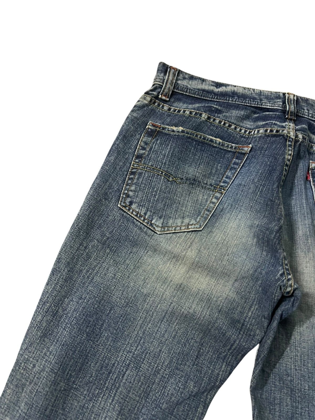 Japanese Brand Bootcut GL Heart Mud Wash Jean Size US 34 / EU 50 - 15 Thumbnail