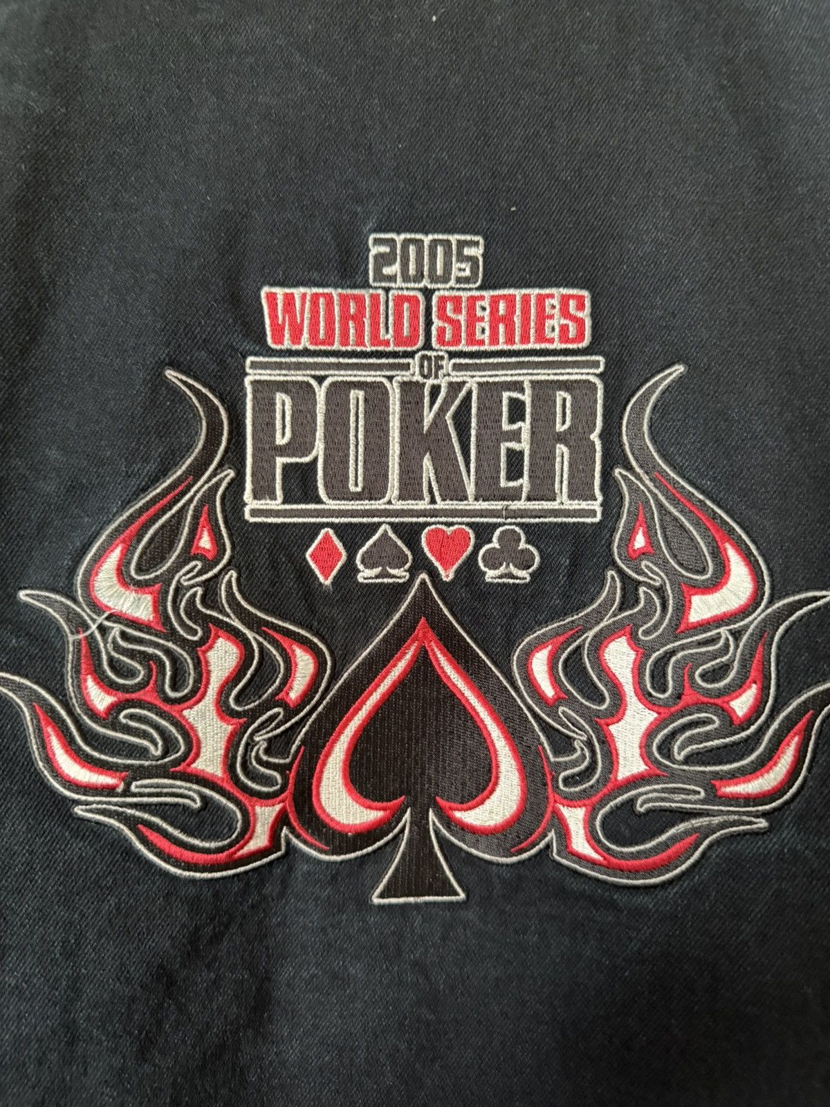 Vintage ⚡️⚡️ VINTAGE WSOP DENIM JACKET CUT OFF ⚡️⚡️ Size US XL / EU 56 / 4 - 4 Thumbnail