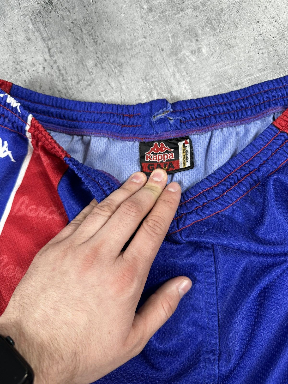 Kappa × Vintage Rare Vintage Shorts Barcelona Kappa Soccer Style 1992 Size US L / EU 52-54 / 3 - 3 Thumbnail
