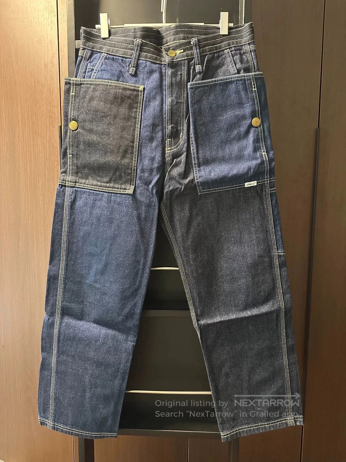 Neighborhood Neighborhood Raw Denim Patchwork Jeans. Size US 26 / EU 42 - 1 Thumbnail