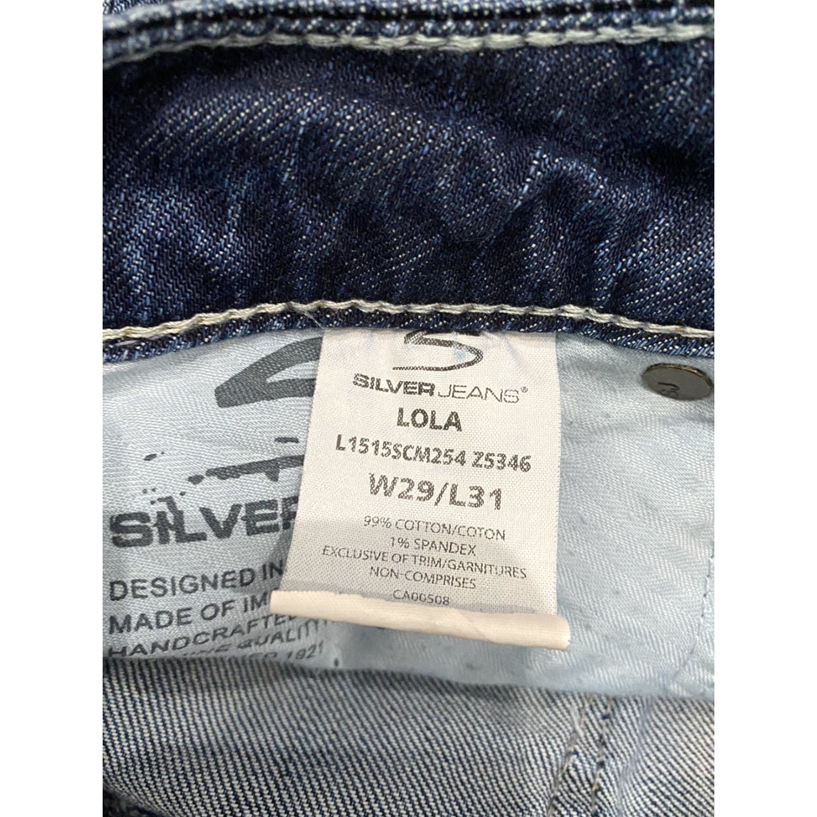 Silver Jeans Co. Silver Jeans Womens Jeans Boot Cut Blue 29 W29 L31 Size Type Regular Women Size 29" - 5 Thumbnail