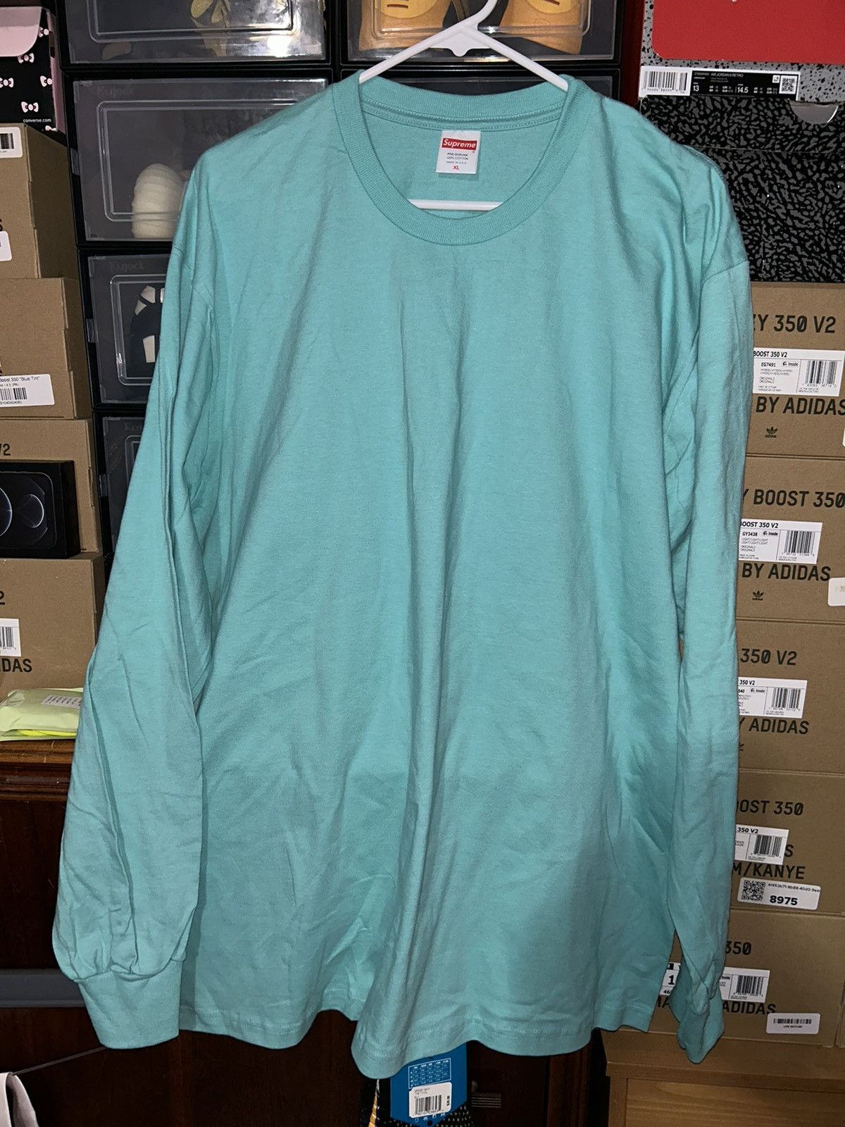 Supreme Supreme Blank L/S Tee Shirt Long Sleeve T/Shirt size XL NEW Size US XL / EU 56 / 4 - 1 Thumbnail