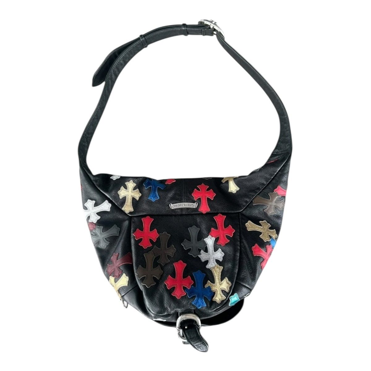 Chrome Hearts Leather Cross Patch Snat Bag Black Multi (Extra Large) Size ONE SIZE - 2 Thumbnail