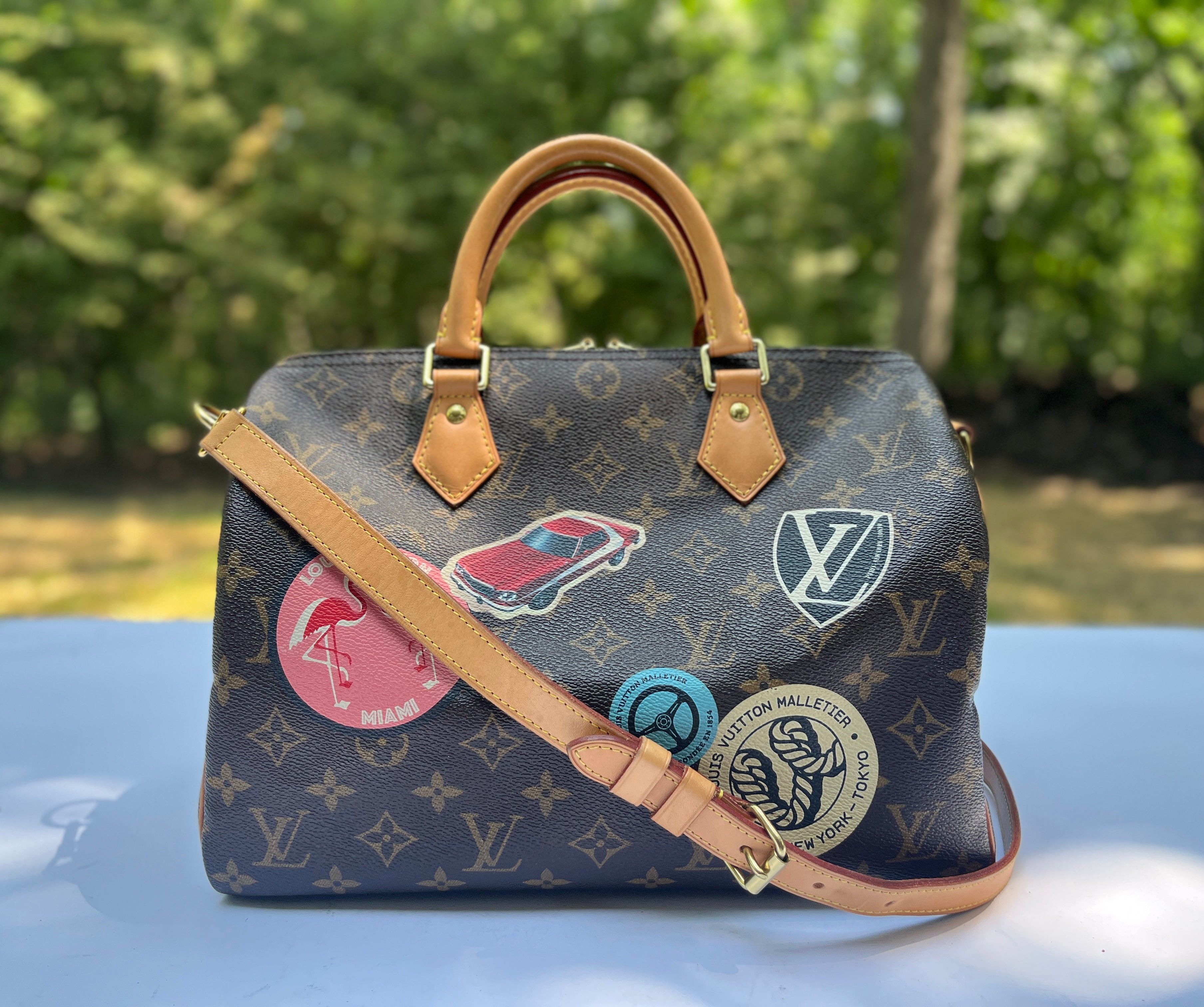 Louis Vuitton Monogram Speedy World Tour Bandouliere 30