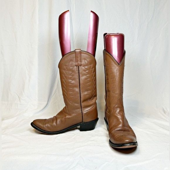 Other Sheplers Womens Brown Leather Cowgirl Western Boots~8.5~ Size US 8.5 / IT 38.5 - 2 Thumbnail