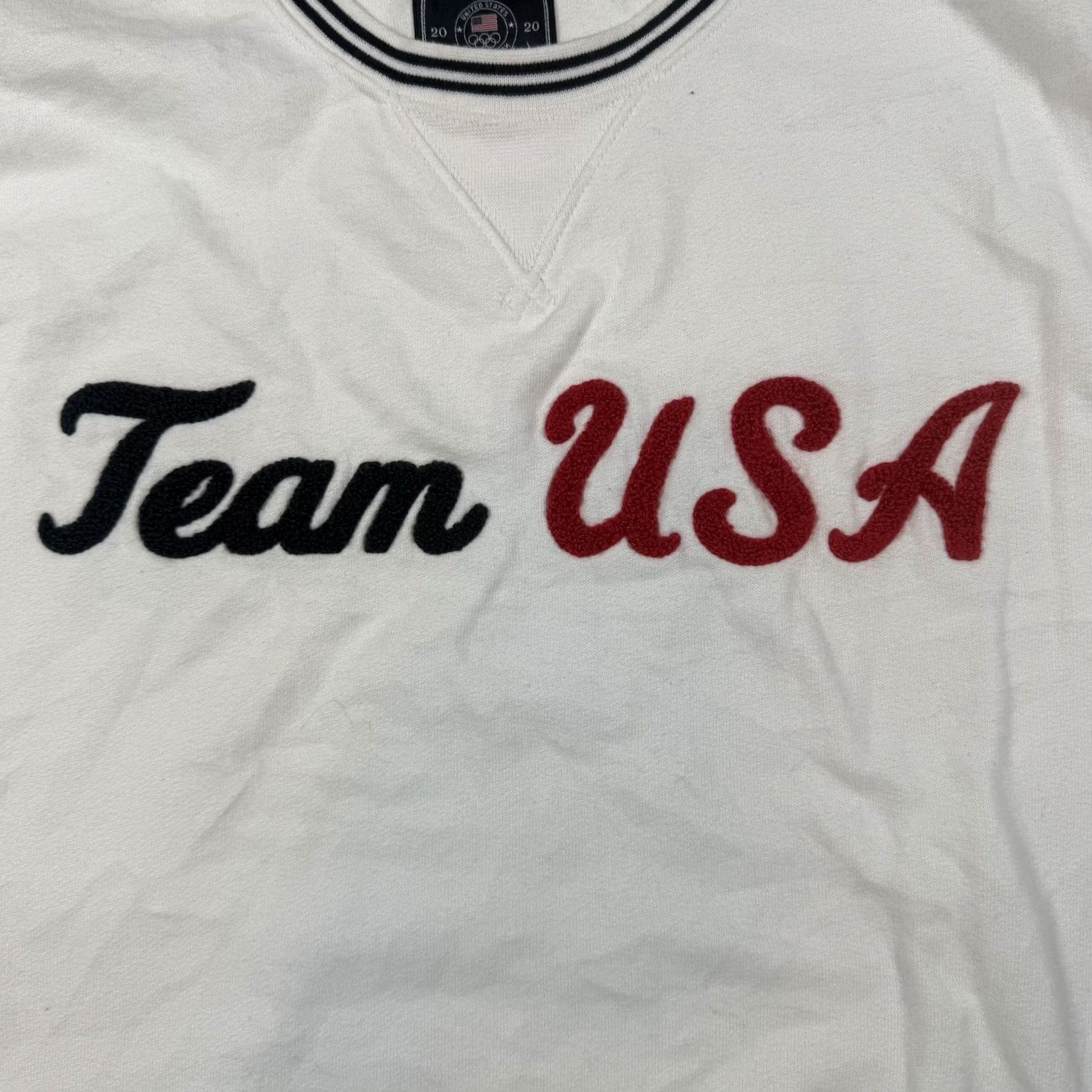 Ralph Lauren VINTAGE Polo Ralph Lauren Sweatshirt Womens XL 2020 Olympic Team White Script Pullover Activewear Ladies XL White Olympics 2020 Women Mens? Size XL / US 12-14 / IT 48-50 - 5 Thumbnail