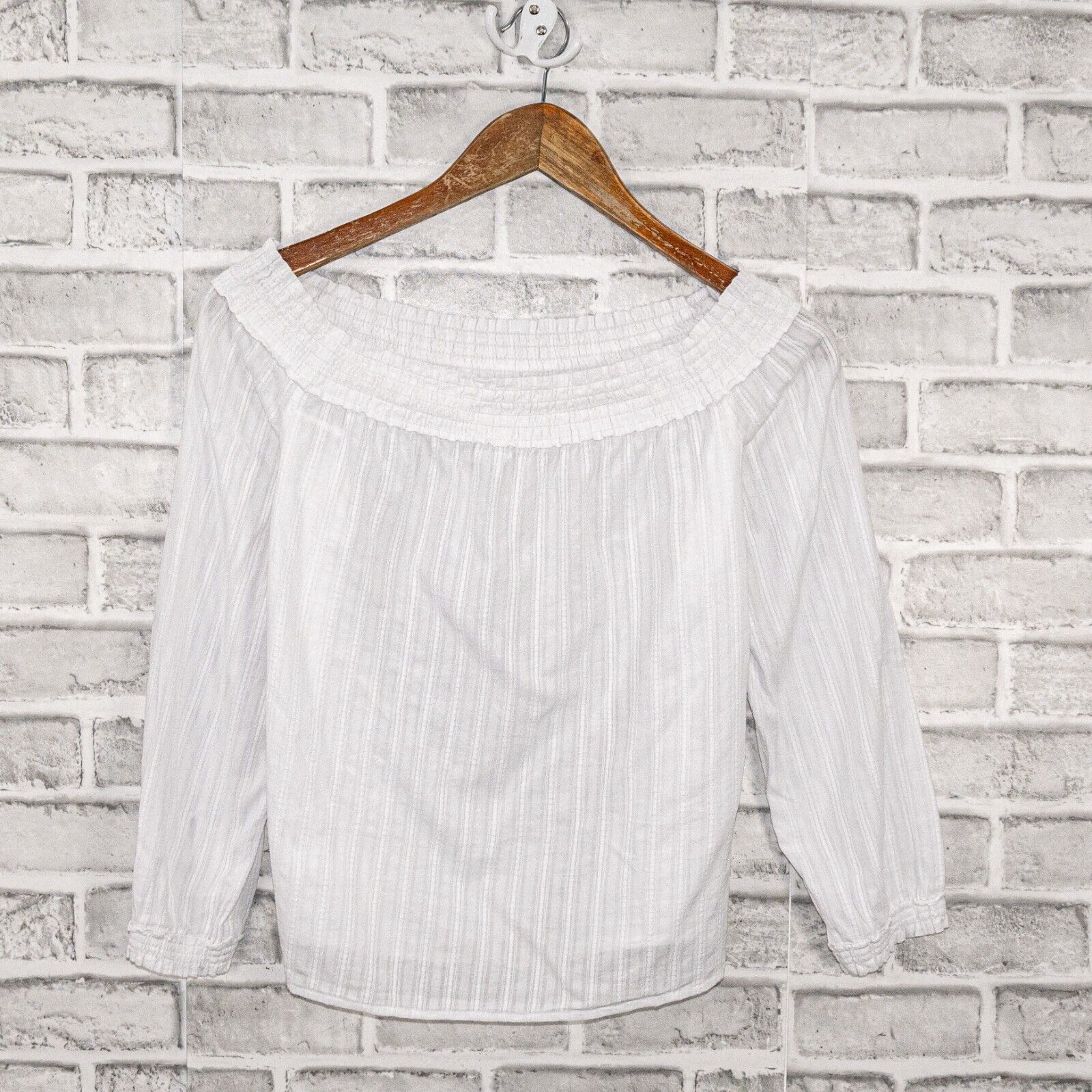 Rag & Bone Rag & Bone off shoulder Blouse in white cotton size Small Size S / US 4 / IT 40 - 7 Thumbnail