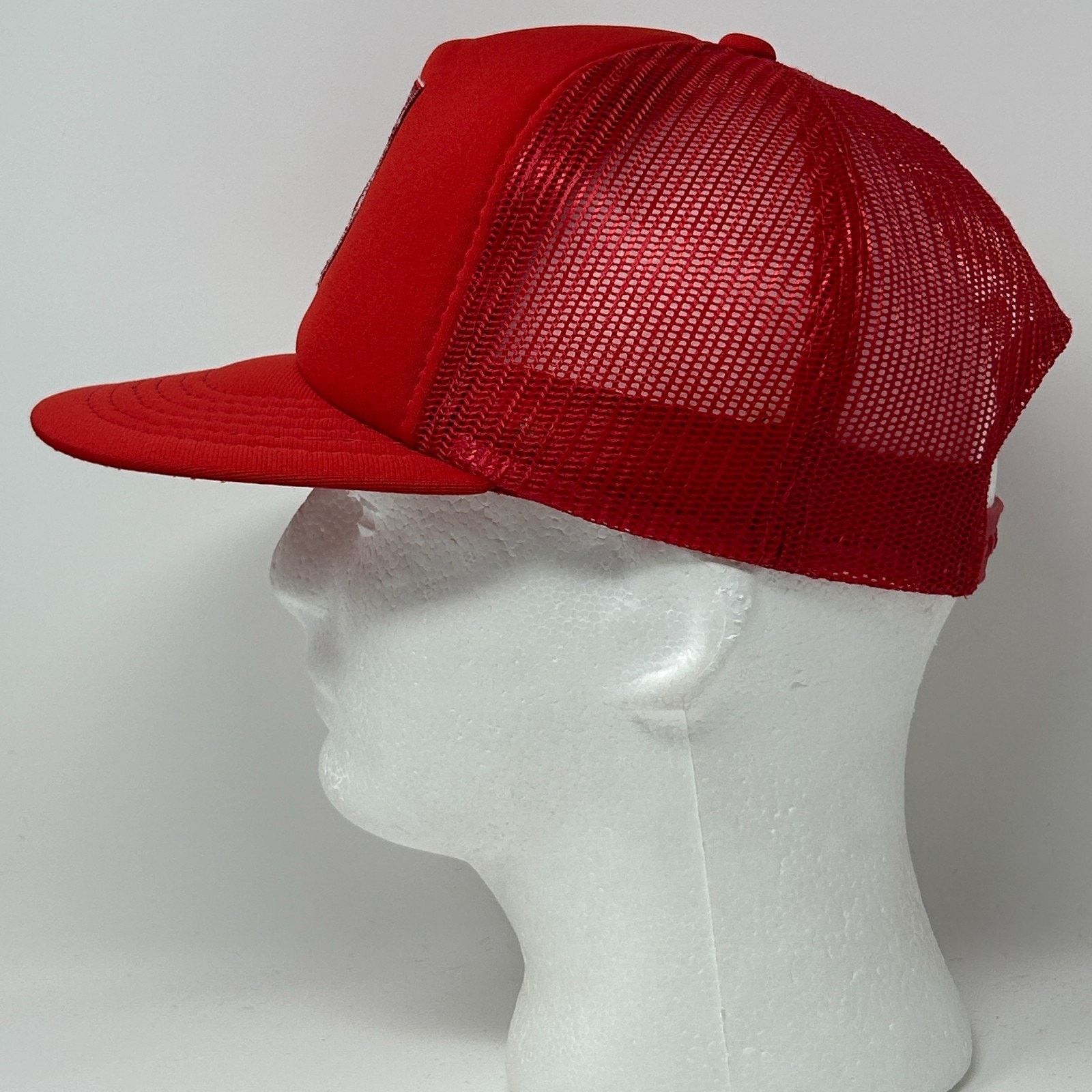 Vintage Vintage 80s Canadian Trucker Hat Baseball Cap Red Canada Size ONE SIZE - 6 Thumbnail