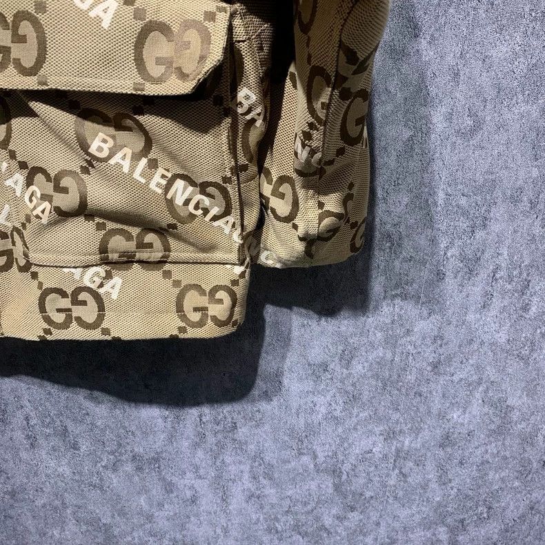 Gucci Gucci Size 38 Gucci Parisian co-branded full-print windbrea Size US XXS / EU 40 - 6 Thumbnail