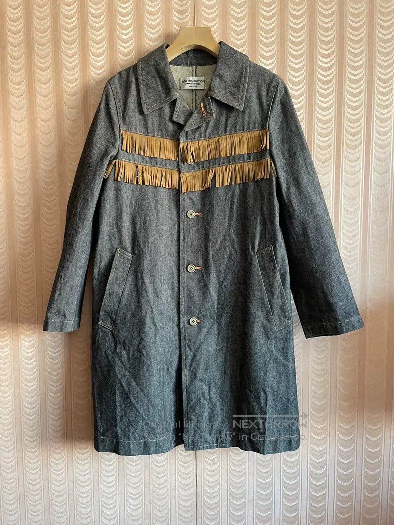 Comme des Garcons Comme des Garcons Denim Fringe Jacket Size S / US 4 / IT 40 - 2 Thumbnail