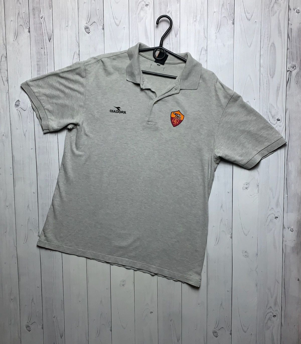 Diadora × Vintage Vintage Soccer polo as Roma Diadora size L Size US L / EU 52-54 / 3 - 1 Thumbnail