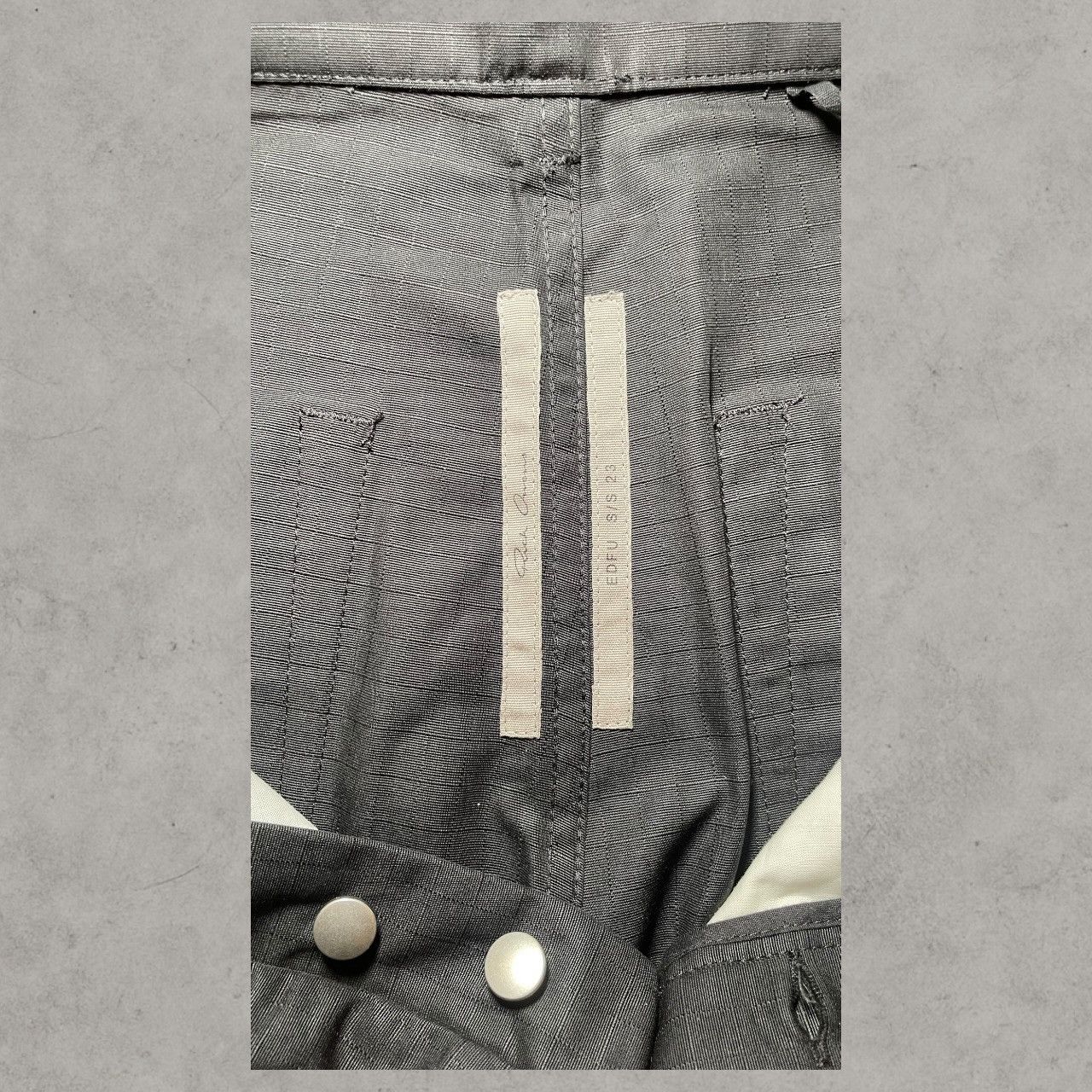 Rick Owens SS23 Edfu Rick Owens Ripstop Bolan Black Pants Sz 30 Size US 30 / EU 46 - 3 Thumbnail