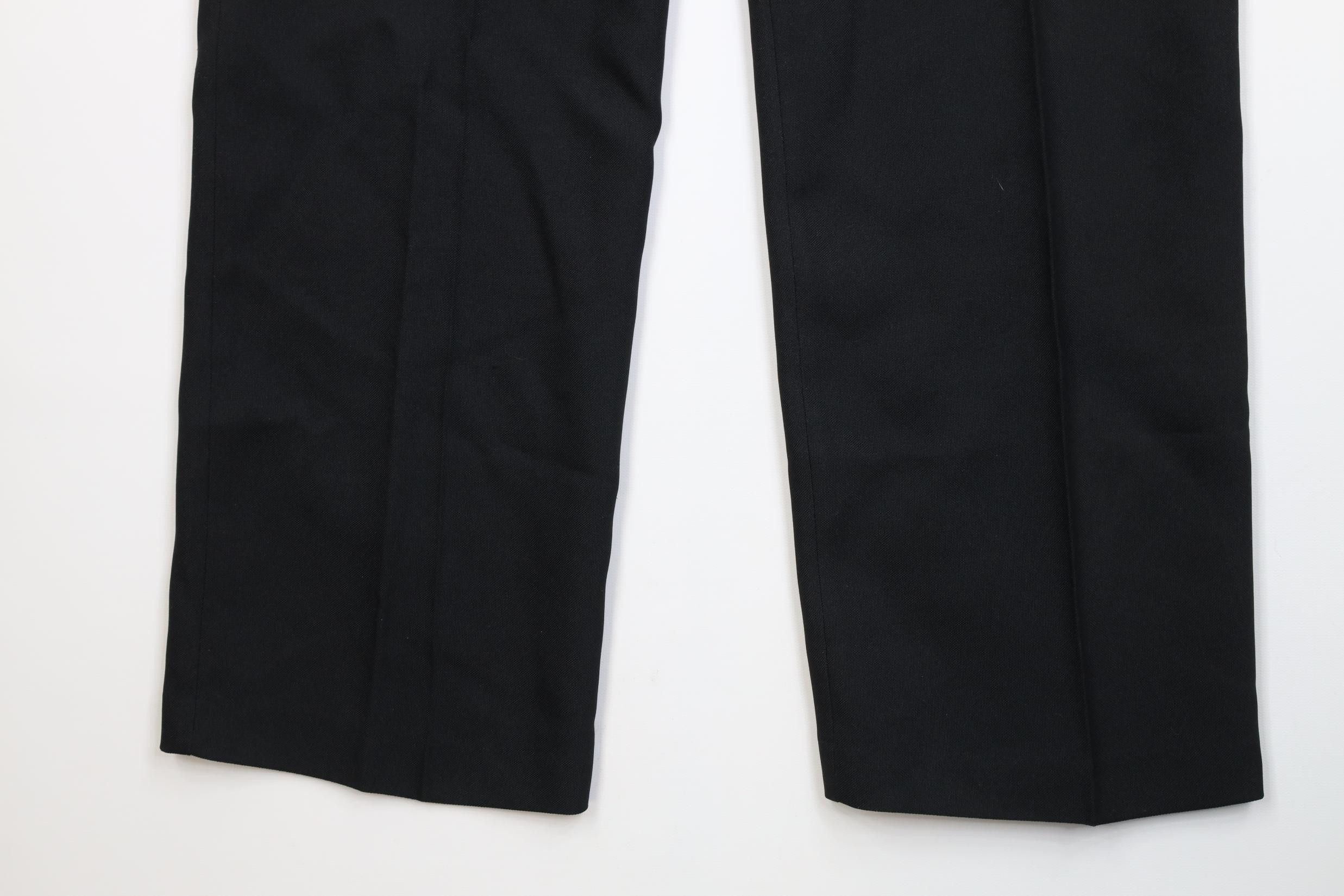 Vintage Vintage 70s Streetwear Flared Wide Leg Chino Pants Black USA Size US 36 / EU 52 - 15 Thumbnail